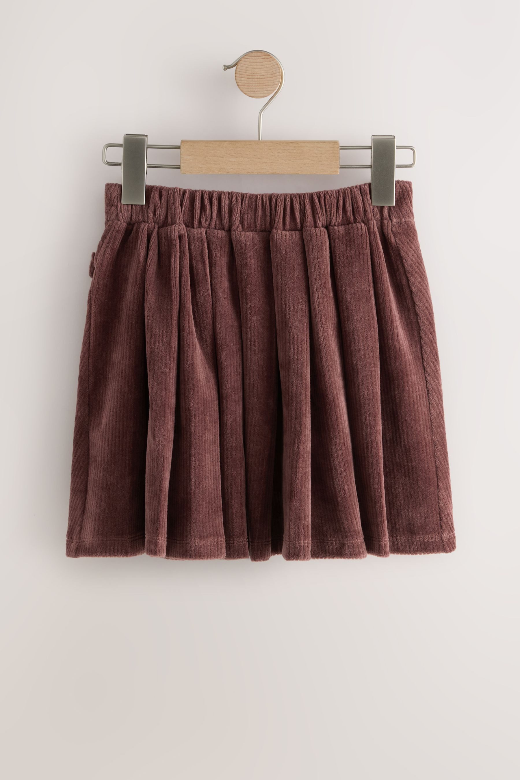 Next Faltenrock Faltenrock aus Jersey und Cord (1-tlg)