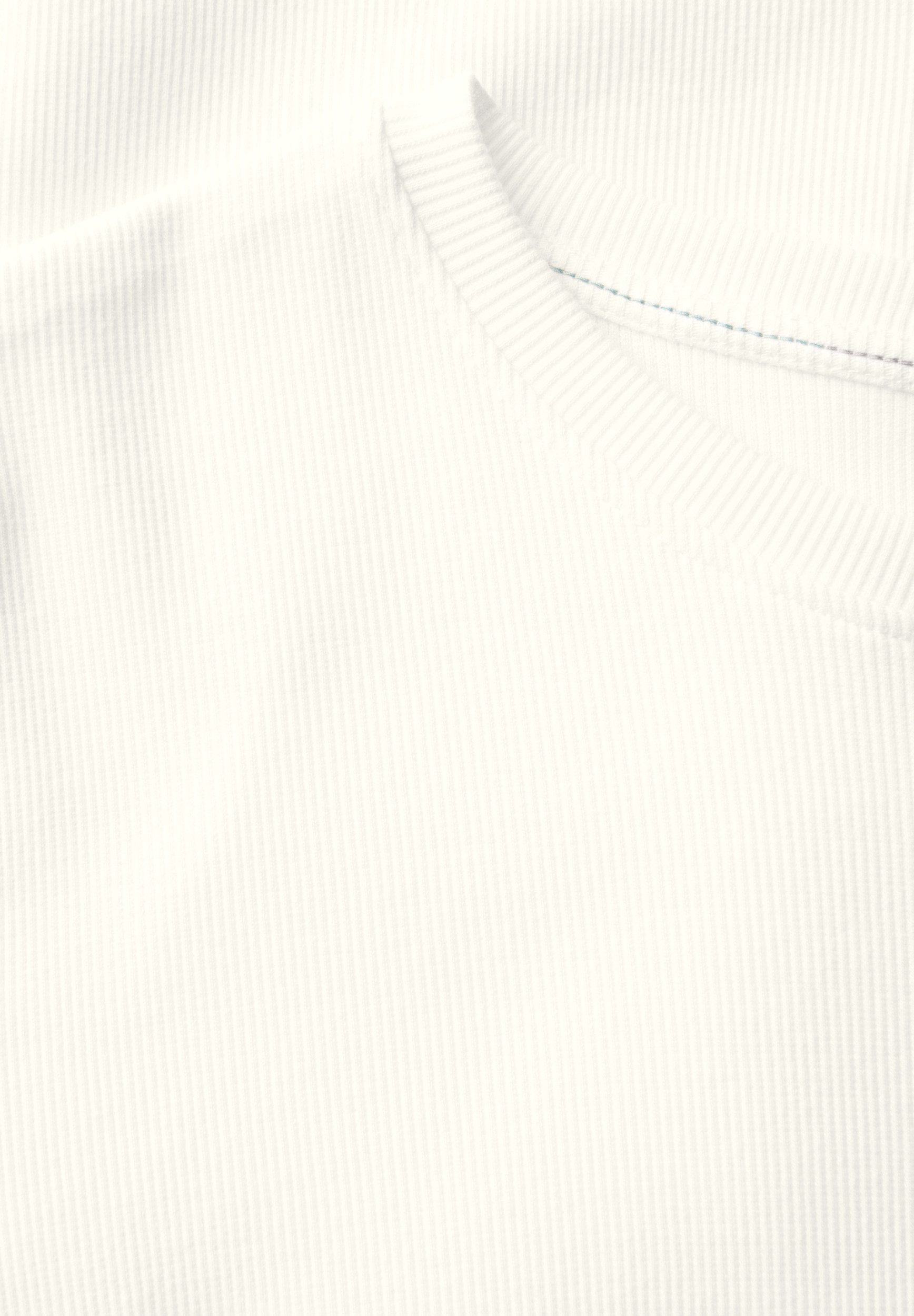 CECIL T-Shirt NOS Basic Rib T-Shirt günstig online kaufen