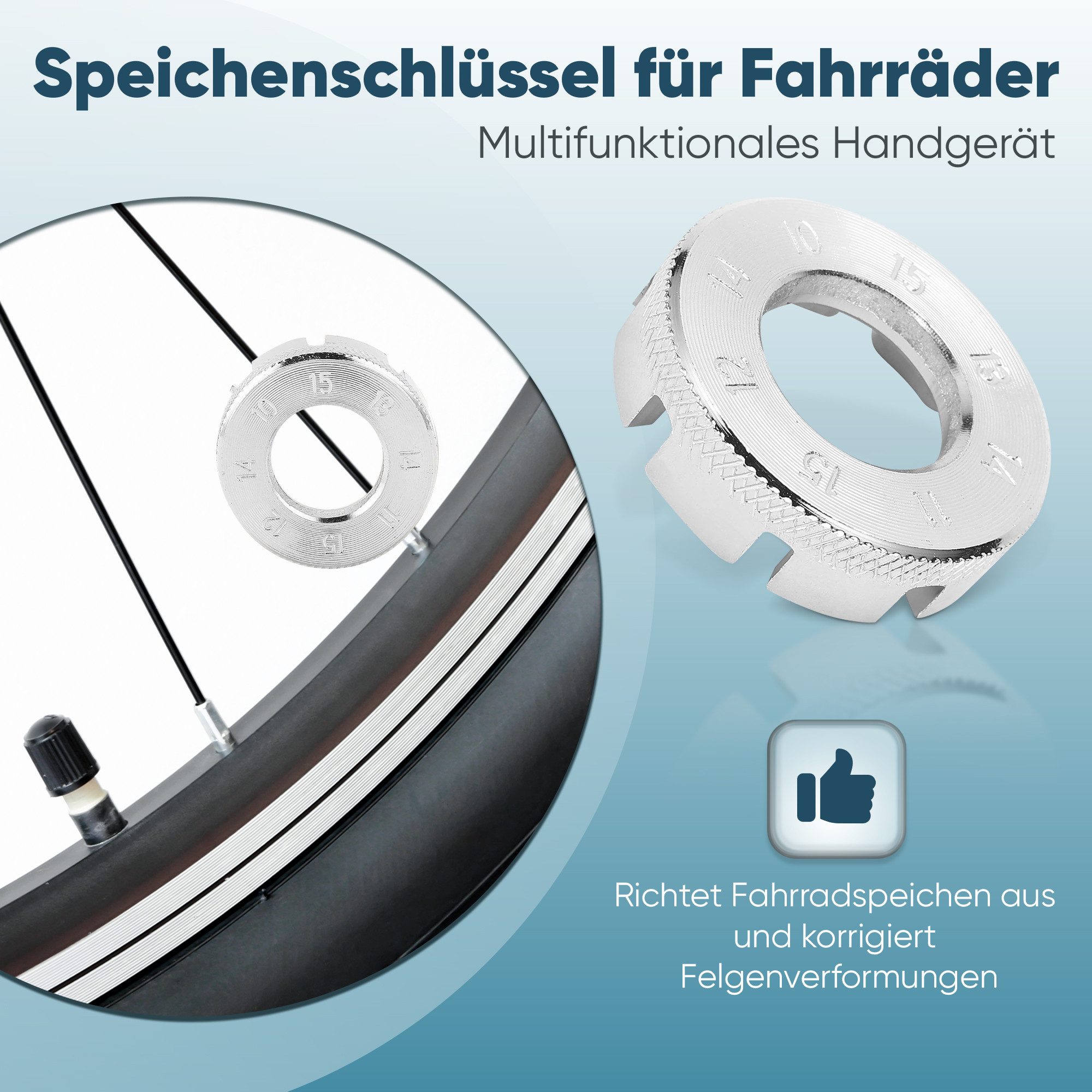 Optio Cylce Fahrradwerkzeugset Optio Cycle Fahrradspeichen Spanner - Speich günstig online kaufen