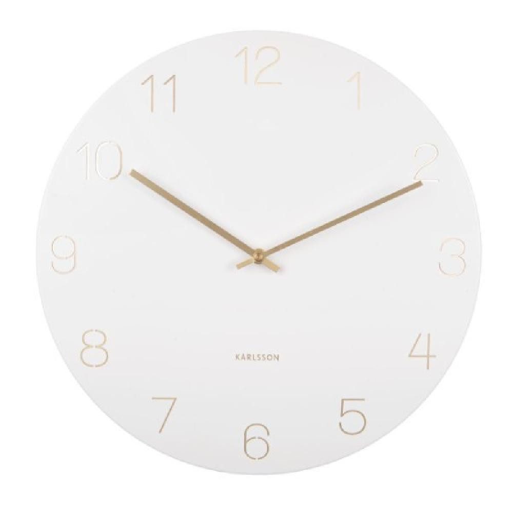 Karlsson Uhr Wanduhr oder Tischuhr Retro Boxed Flip Bright Orange