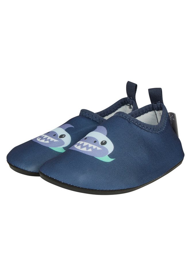 Sterntaler® Badeschuhe Hai Badeschuh (1-tlg) Badeschuhe aus Funktionsmaterial /// Barfußgefühl /// Hai Druck