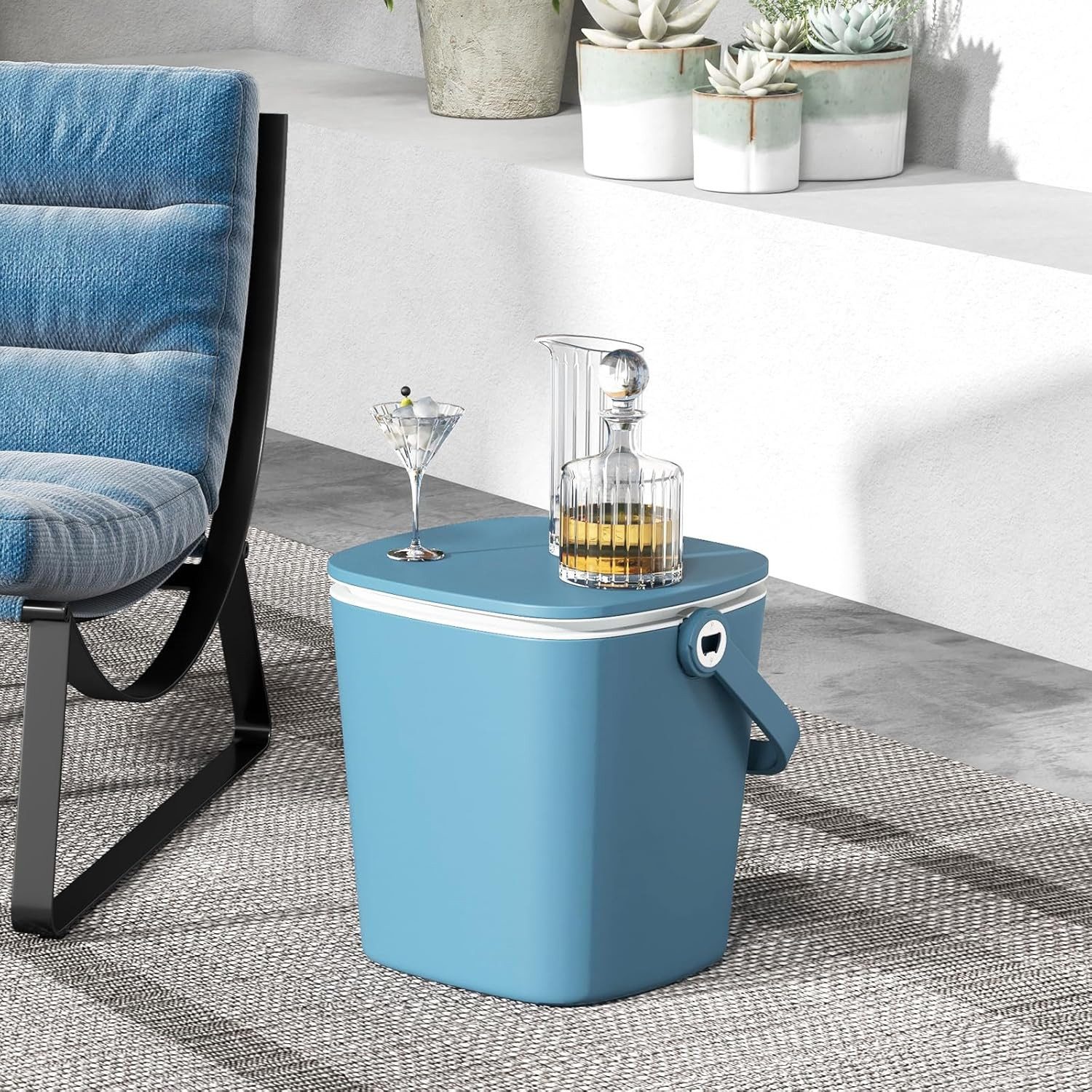 KOMFOTTEU Gartentisch 3 in 1 Cocktailtisch, günstig online kaufen