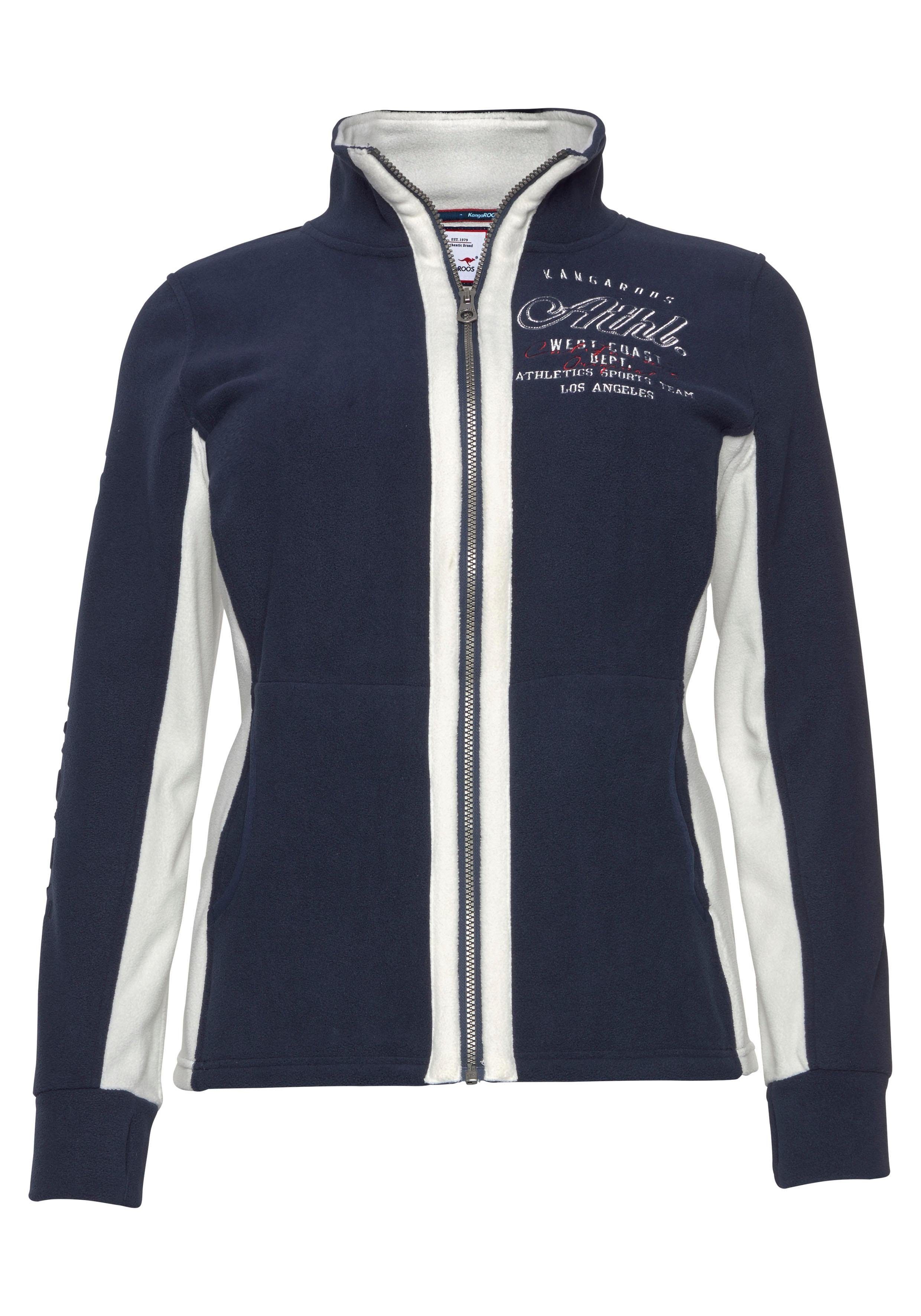 KangaROOS Fleecejacke für kalte Tage, schnelltrocknend, wärmend, figurbetonter Schnitt – Bild 5 von 5