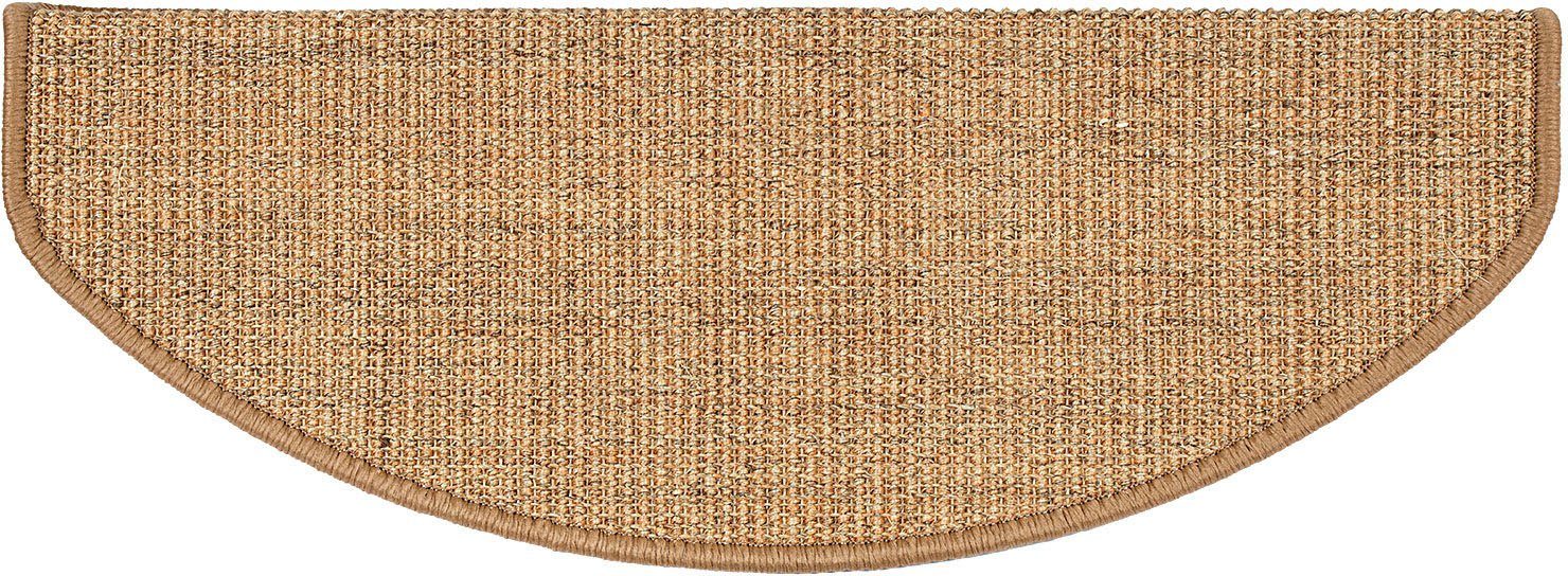 OTTO home Stufenmatte Natur, halbrund, Höhe: 8 mm, 100% Sisal, große Farbauswahl, selbstklebend, auch als Set 15 Stück