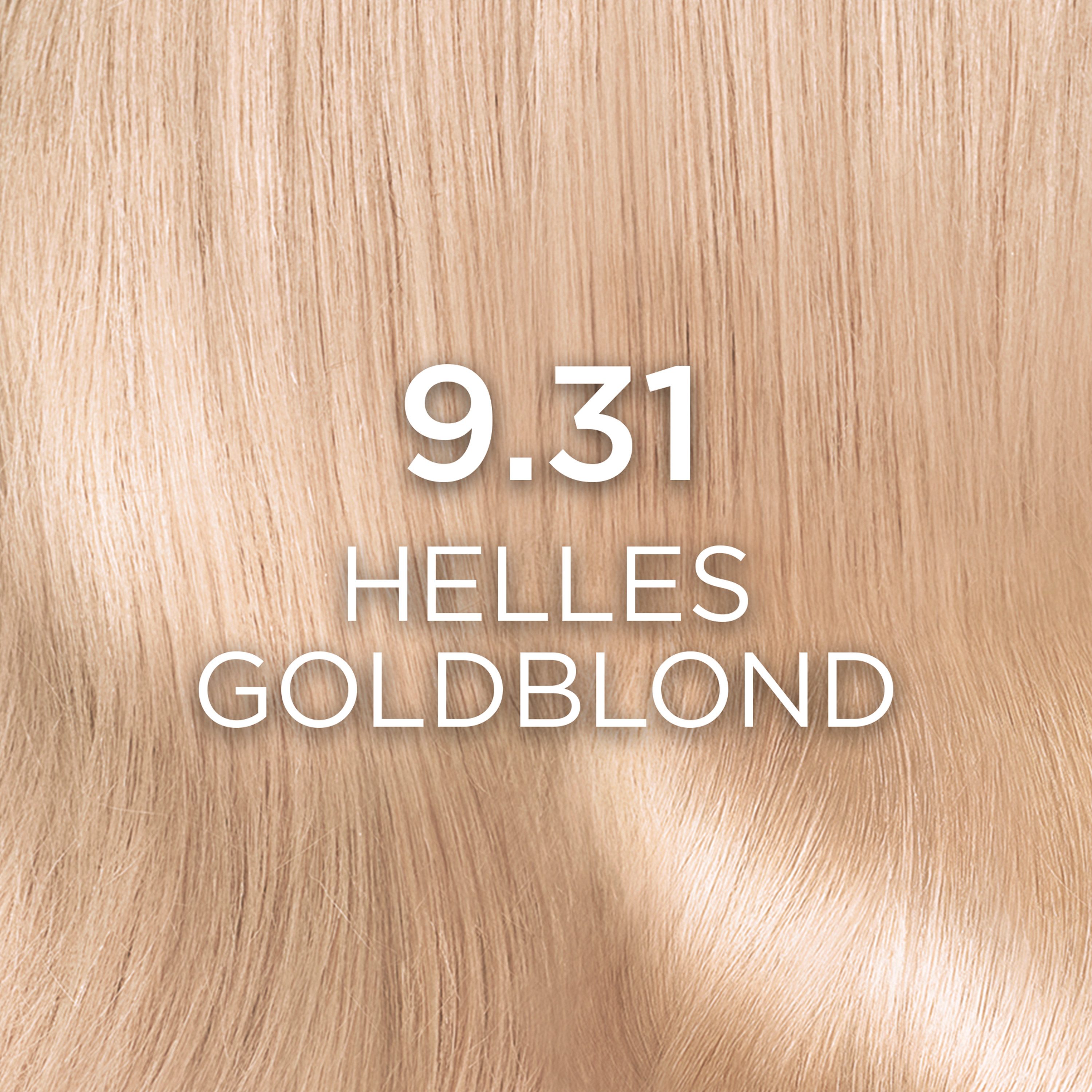 L'ORÉAL PARIS Coloration EXCELL AP NUDES 9.31 GOLD BLD GER, für graues Haar, mit hydrolysiertem Weizenprotein, große Menge 192 ml