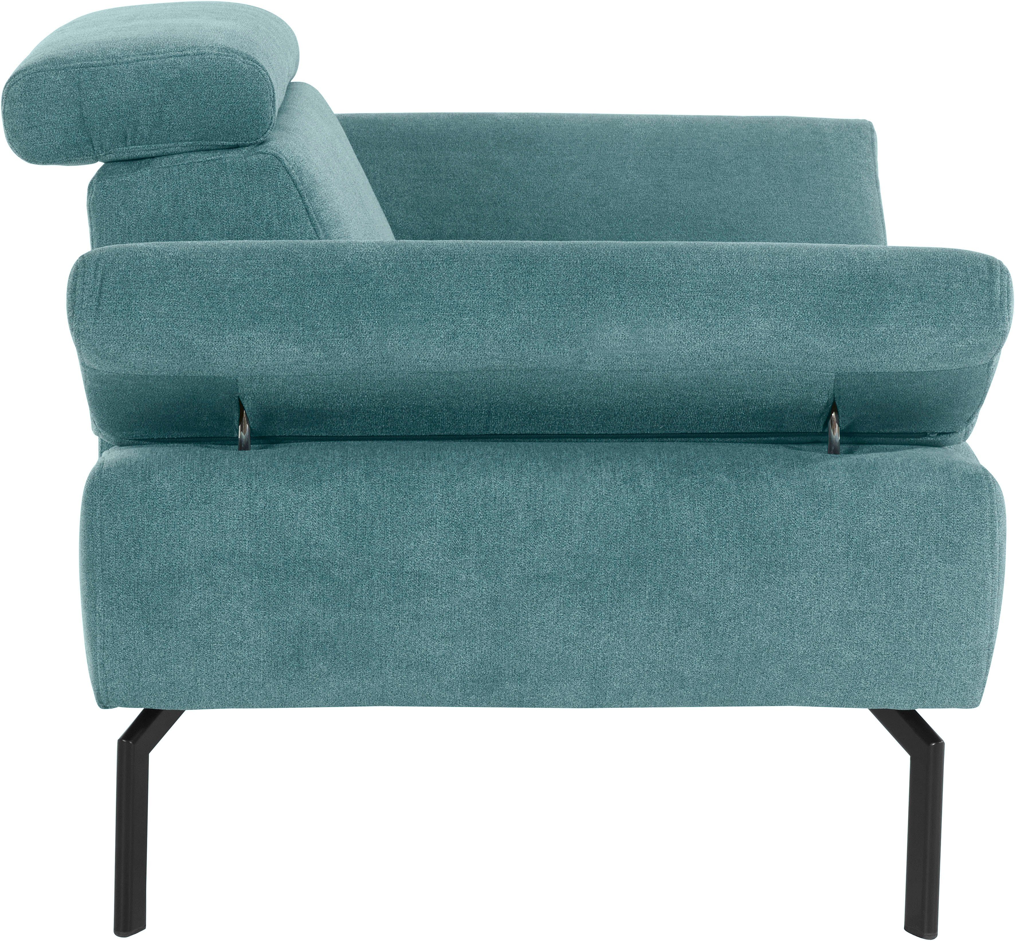 Places of Style Sessel in Trapino Luxus, wahlweise Luxus-Microfaser Lederoptik mit Rückenverstellung