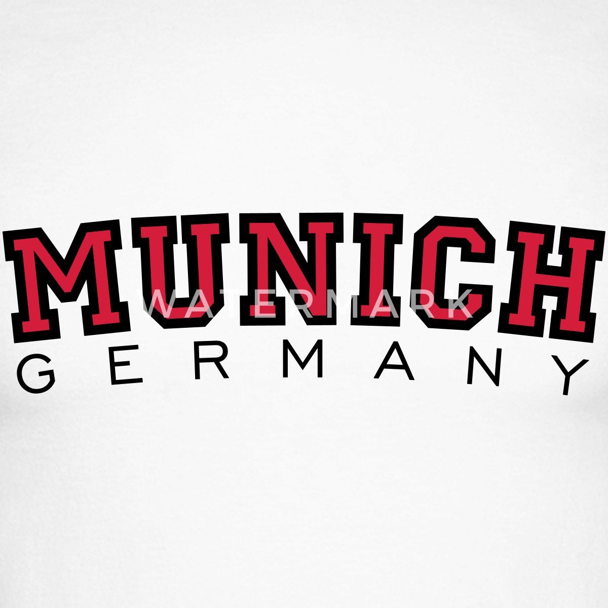 Spreadshirt T-Shirt Munich München Deutschland Streetwear College Baseball günstig online kaufen