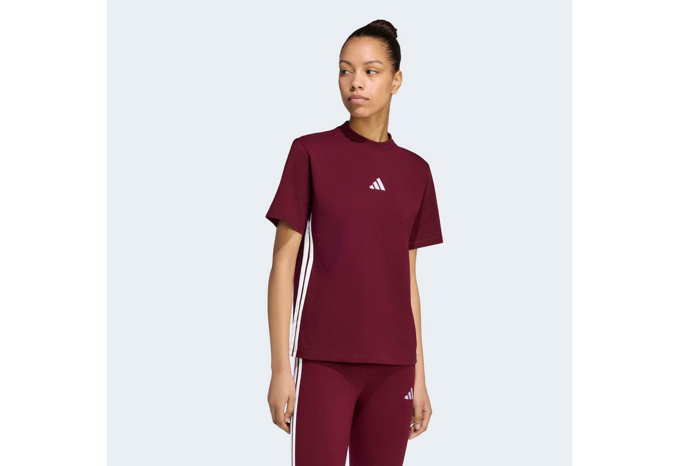 adidas Sportswear T-Shirt W 3S SJ T sportlicher Stil, mit Rundhalsausschnitt, ohne Verschluss