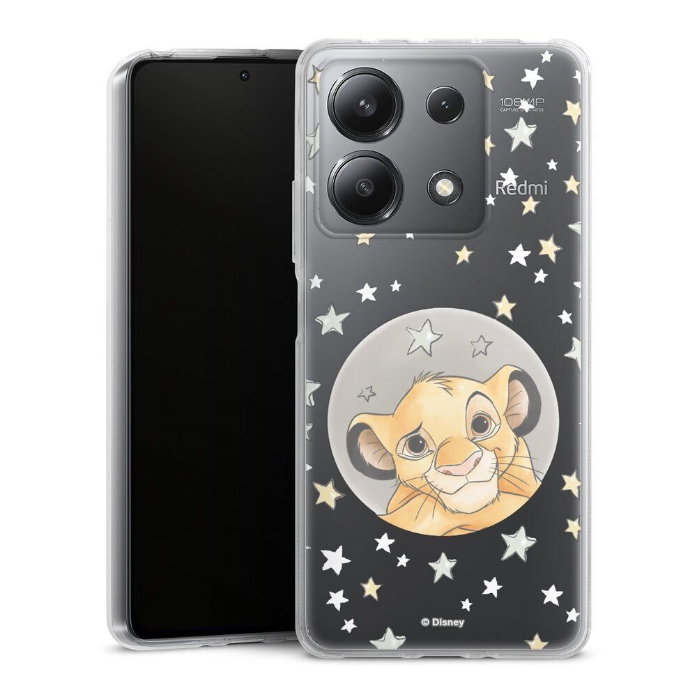 DeinDesign Handyhülle Simba Disney König der Löwen Simba ohne Hintergrund, Xiaomi Redmi Note 13 5G Silikon Hülle Bumper Case Handy Schutzhülle