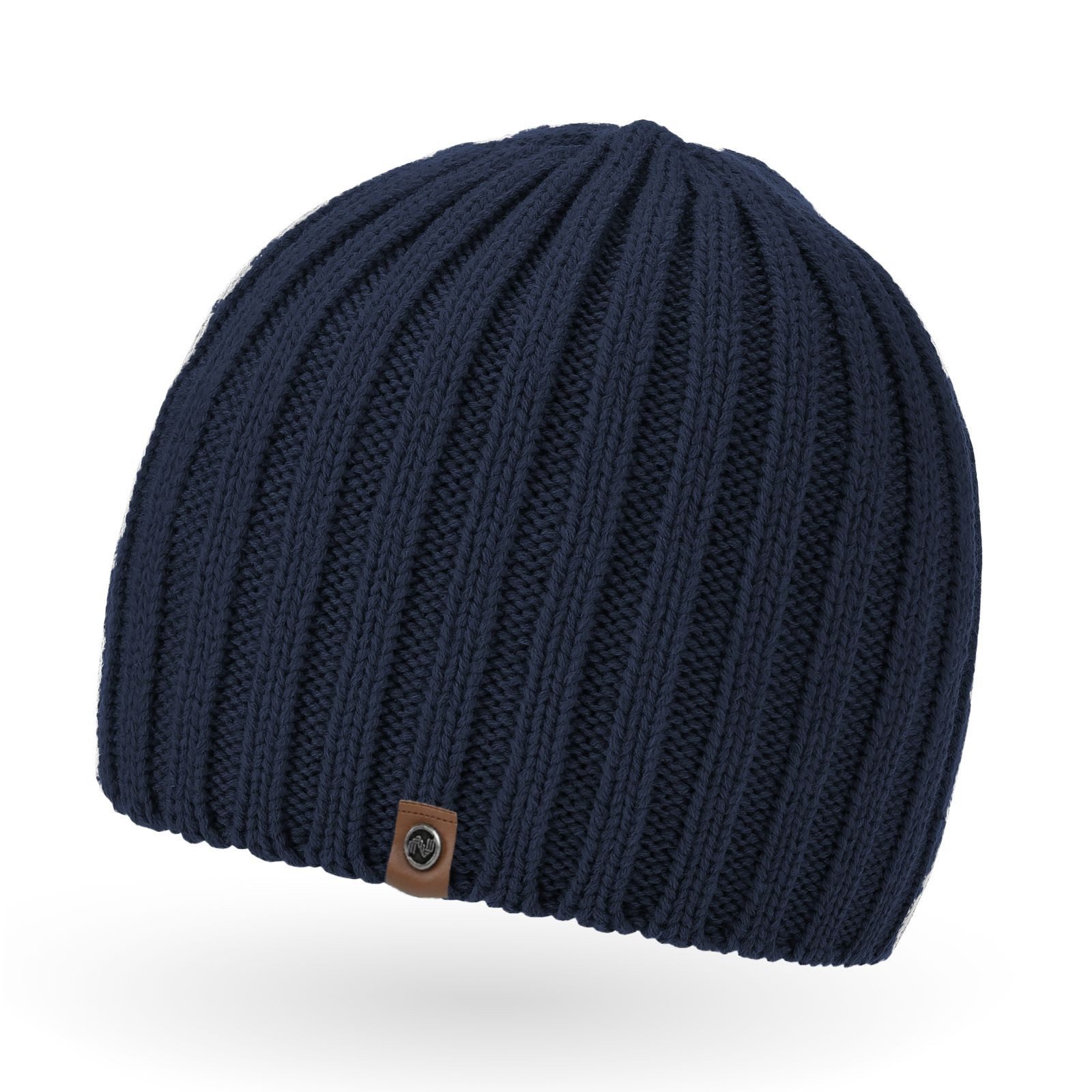 Neverless Strickmütze Strickmütze Herren Winter-Mütze Beanie