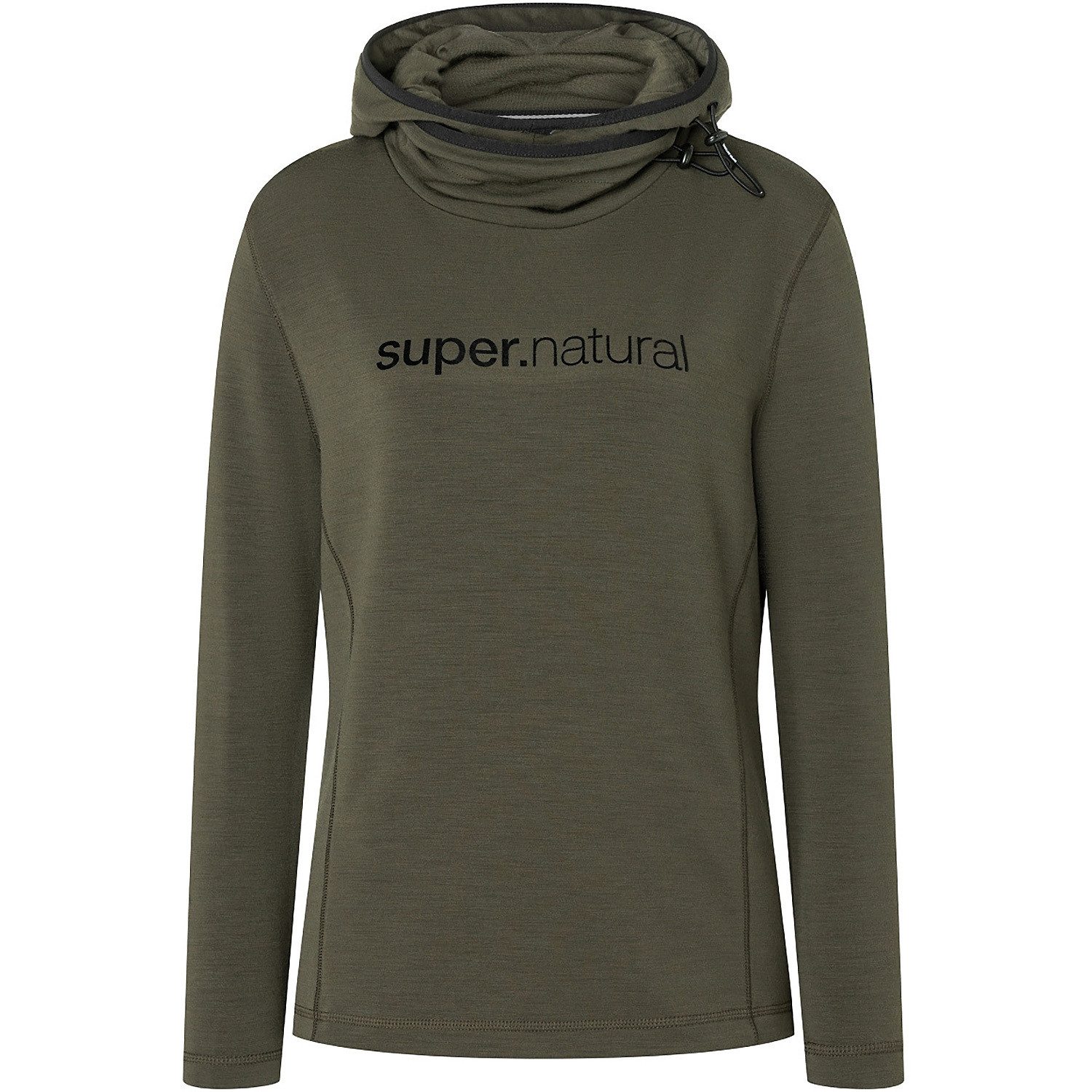 SUPER.NATURAL Longsleeve Pullover W ALPINE HOODED