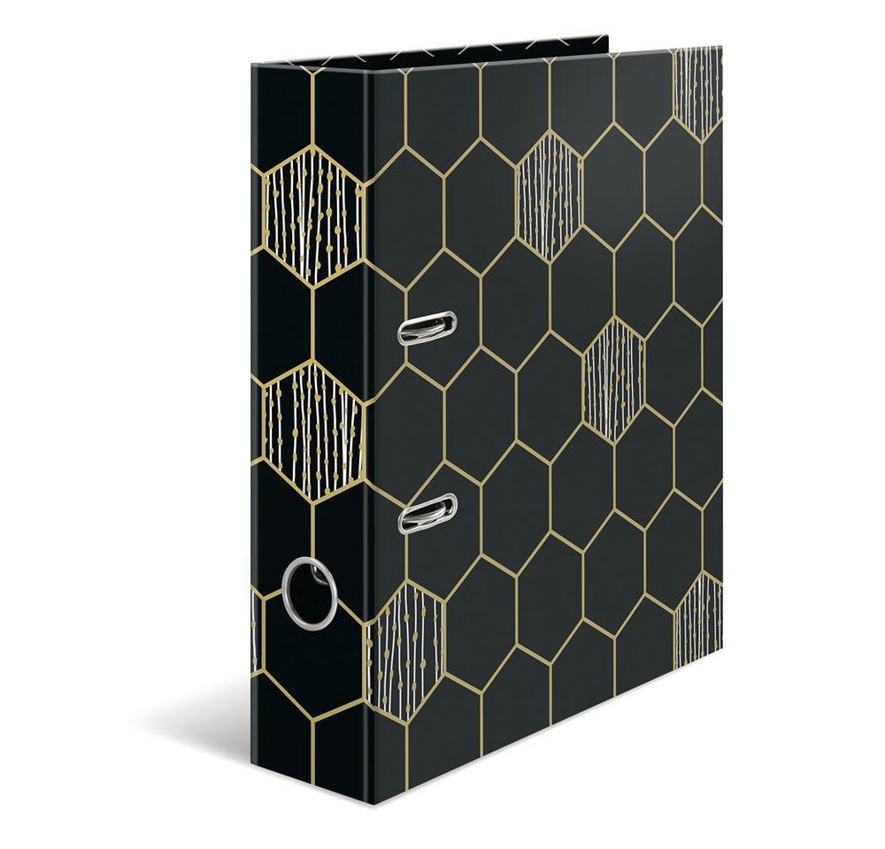 Thumbnail - HERMA Aktenordner mit Motiv A4 7cm Hexagon