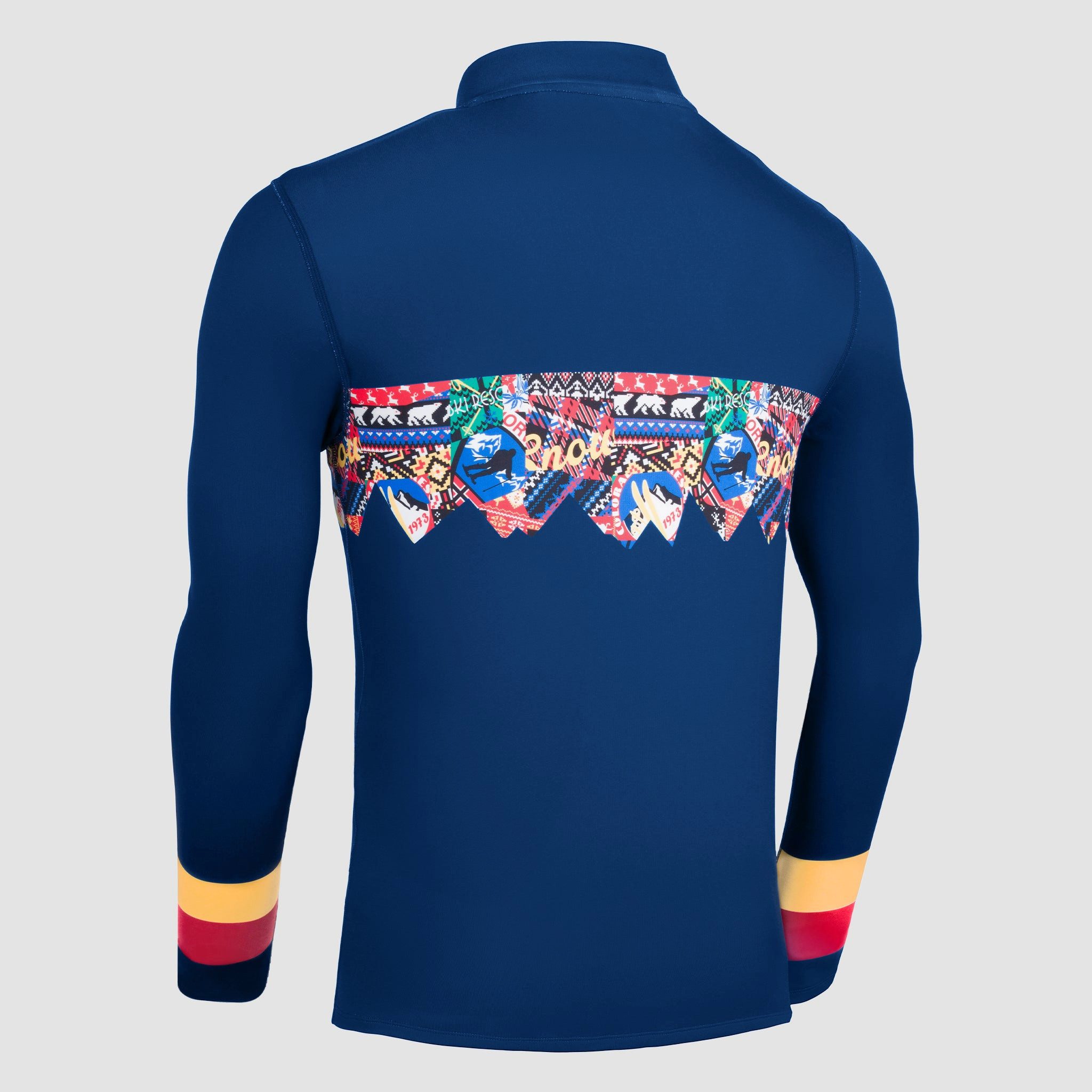Freisein Project Funktionsshirt HerritageZip Markanter Bruststreifen