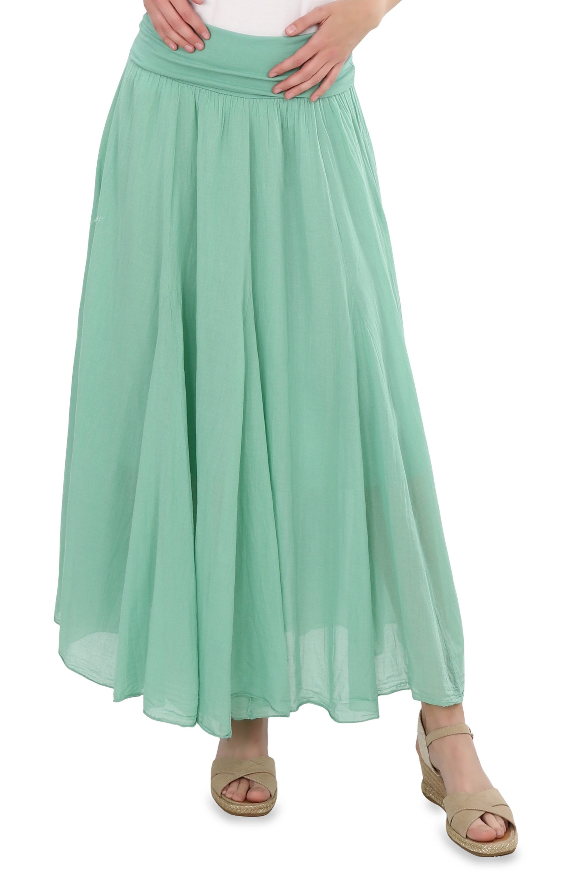 malito more than fashion Sommerrock 80150 figurumspielendes Bandeaukleid aus 100% Baumwolle
