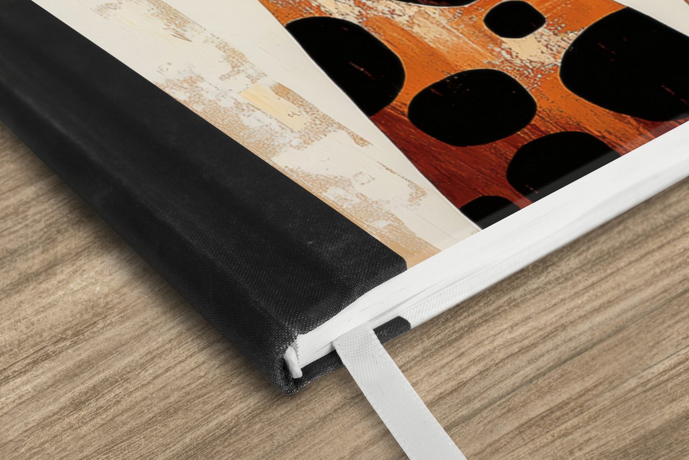 Thumbnail - MuchoWow Notizbuch Giraffen - Cartoon - Creme, Notebook, Notizblock a5, Tagebuch, Journal Liniert