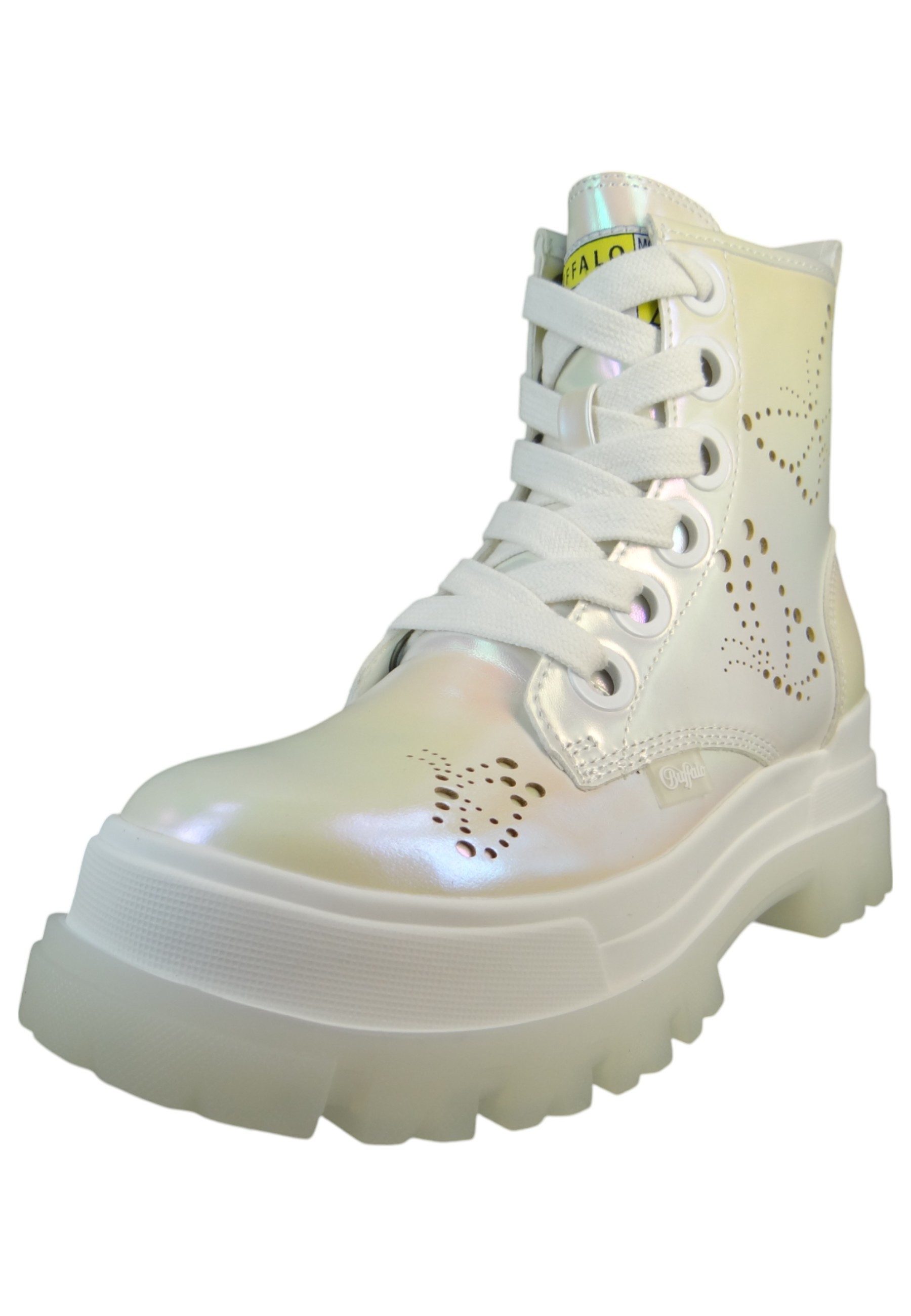 Buffalo 1622574 Aspha RLD Butterfly White Mermaid Stiefelette
