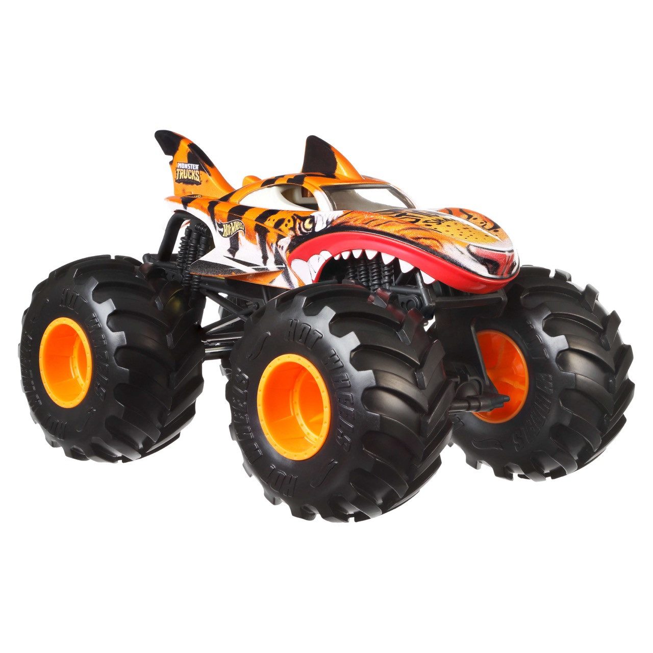 Mattel® Spielzeug-Monstertruck Mattel FYJ83, JDR02 - Hot Wheels Tiger Shark günstig online kaufen