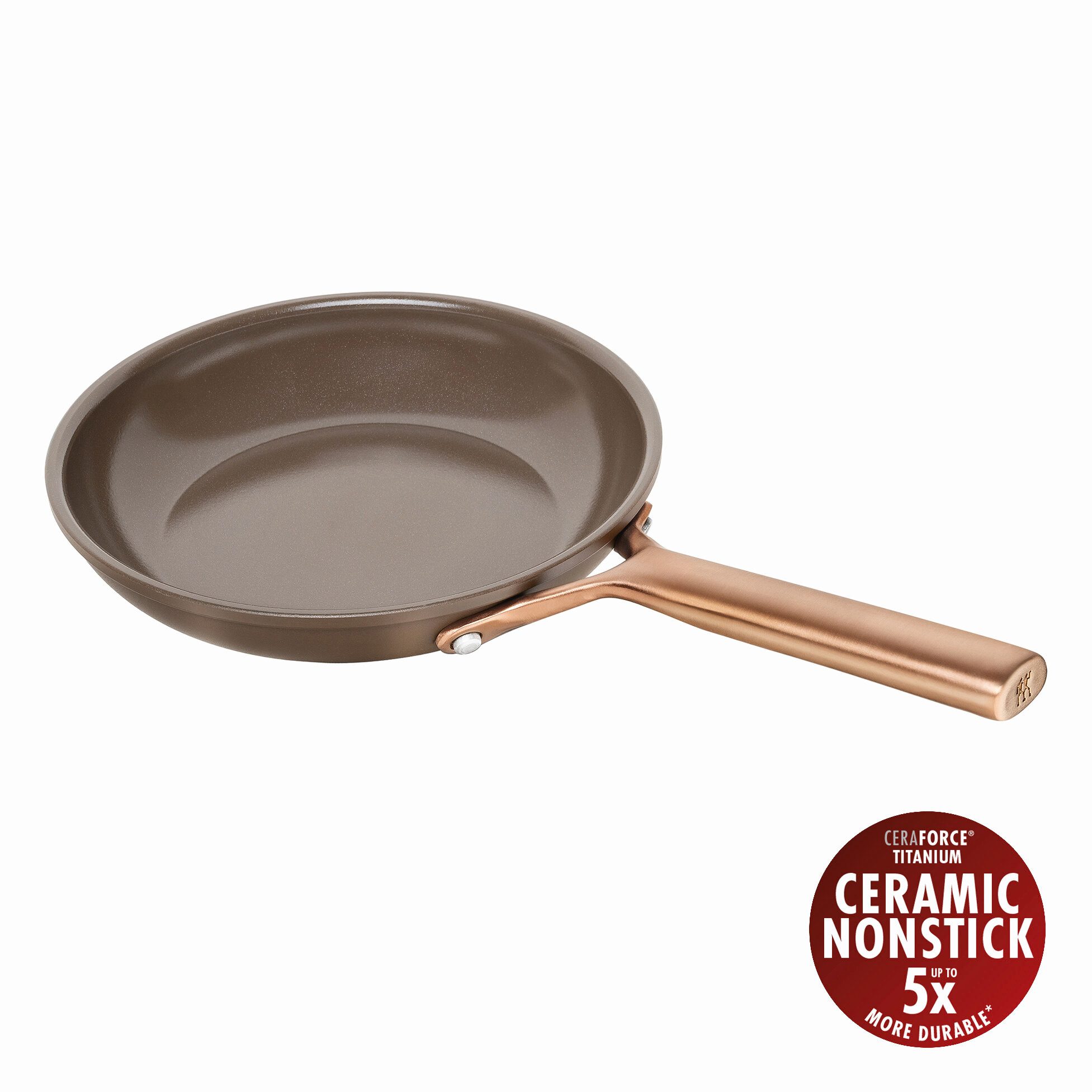 Zwilling Bratpfanne Milano, Aluminium (1-tlg), Keramik-Antihaftbeschichtung, Induktion, Made in Italy