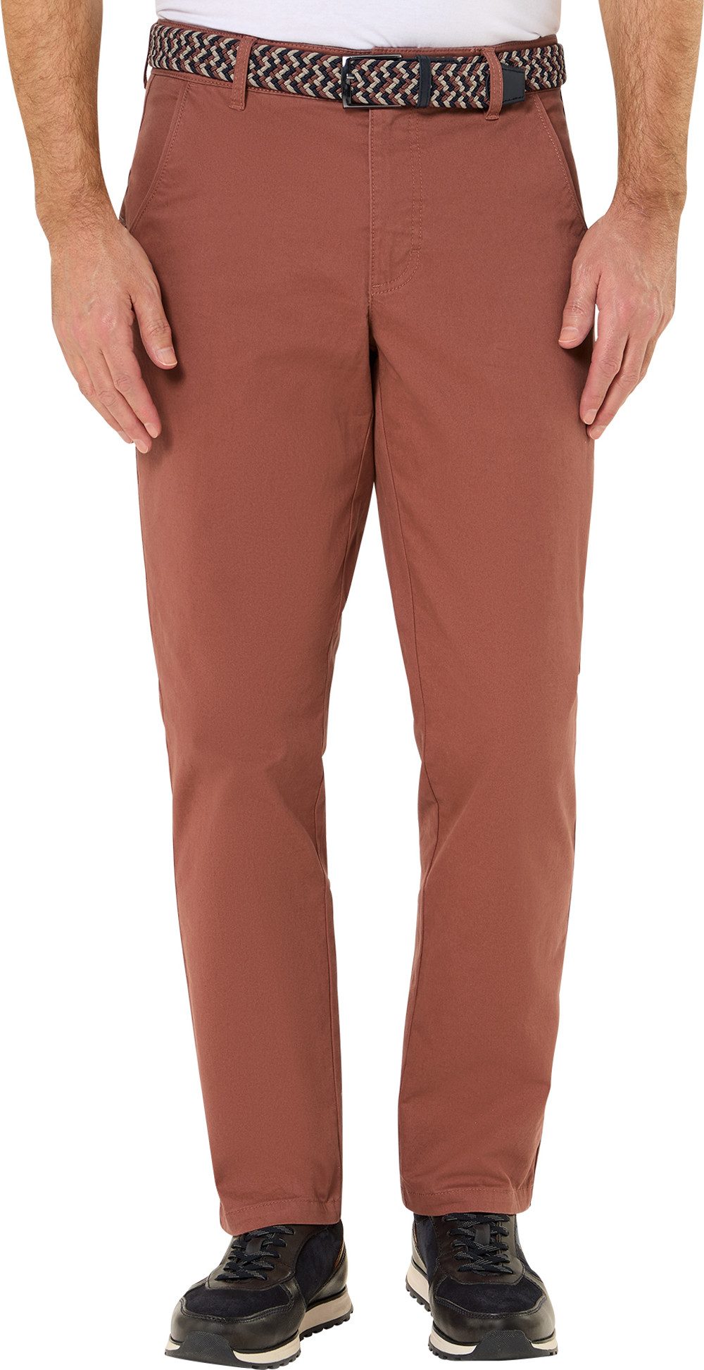 Stone Rich 5-Pocket-Hose Atmungsaktiv dank hohem Baumwollanteil mit Gürtel
