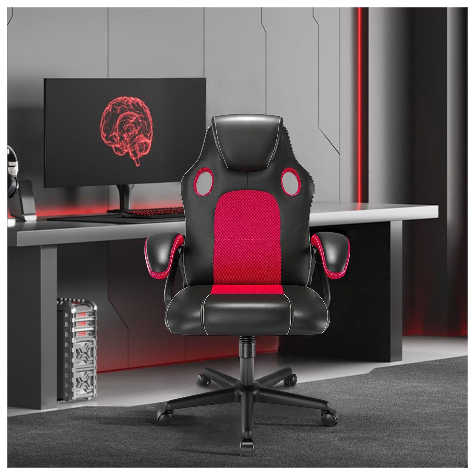 HTI-Living Drehstuhl Bürostuhl ECO Daytona Rot (Stück, 1 St), Gaming Stuhl günstig online kaufen