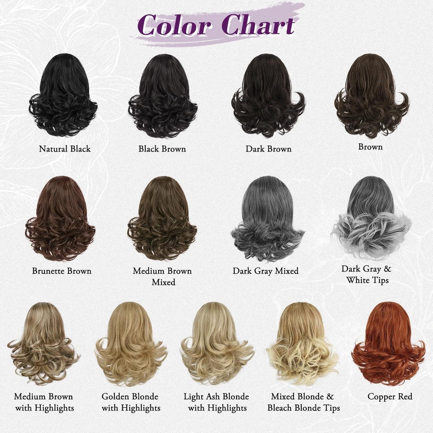 LuxusKollektion Kunsthaar-Extension Pferdeschwanz Haarteil Schwarz 25cm Synthetisch Wellige Ponytail