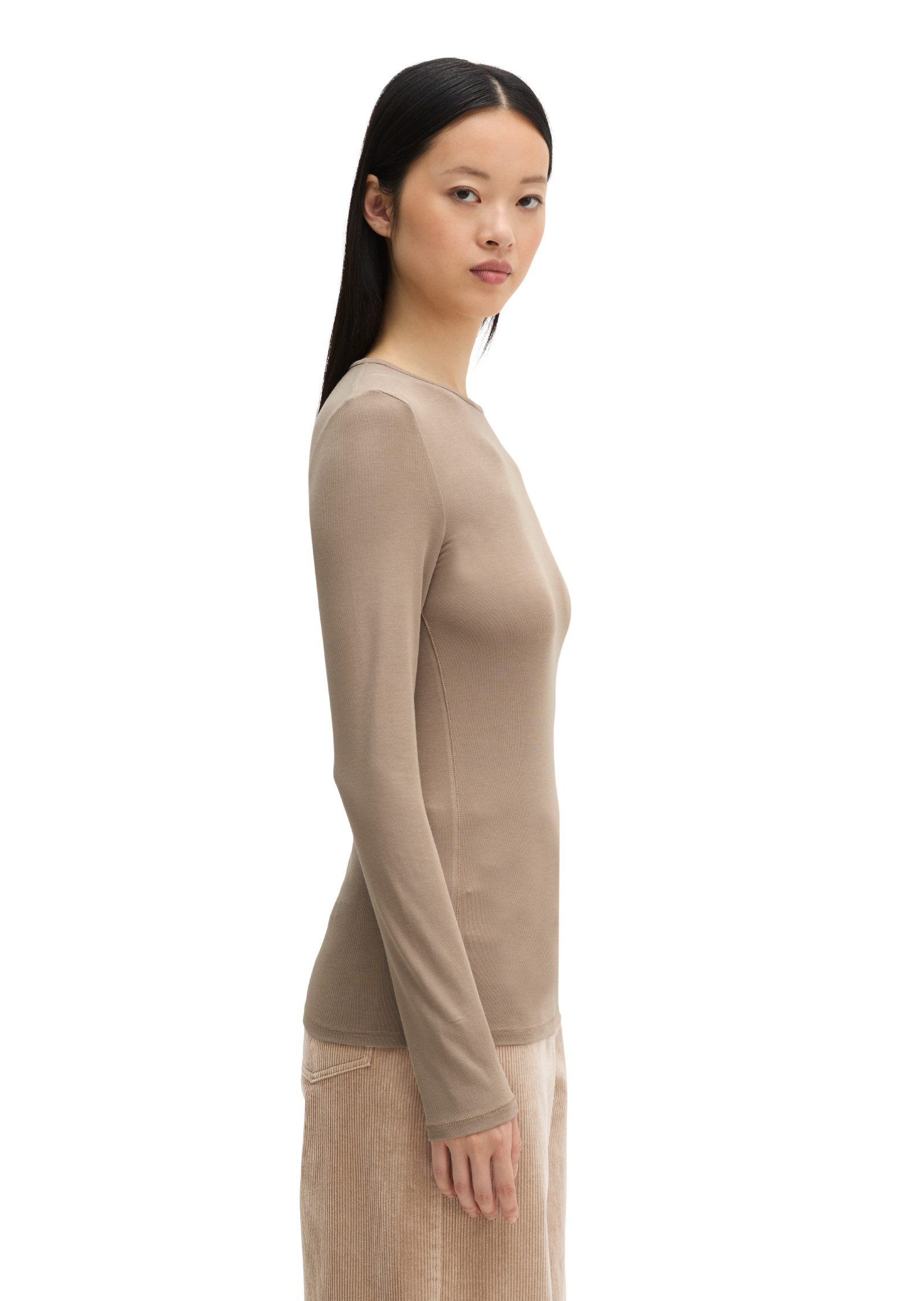Marc O'Polo Langarmshirt aus TENCEL™ Modal-Stretch – Bild 2 von 5