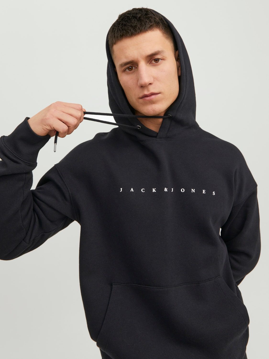Jack & Jones Hoodie Star (1-tlg) langarm, Kapuze, Kordel, Bauschtasche günstig online kaufen