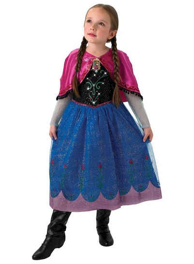 Rubie´s Kostüm Die Eiskönigin Das Musical Anna Kostüm für Kinder, Inspiriert von dem Kleid aus dem Eiskönigin-Musical