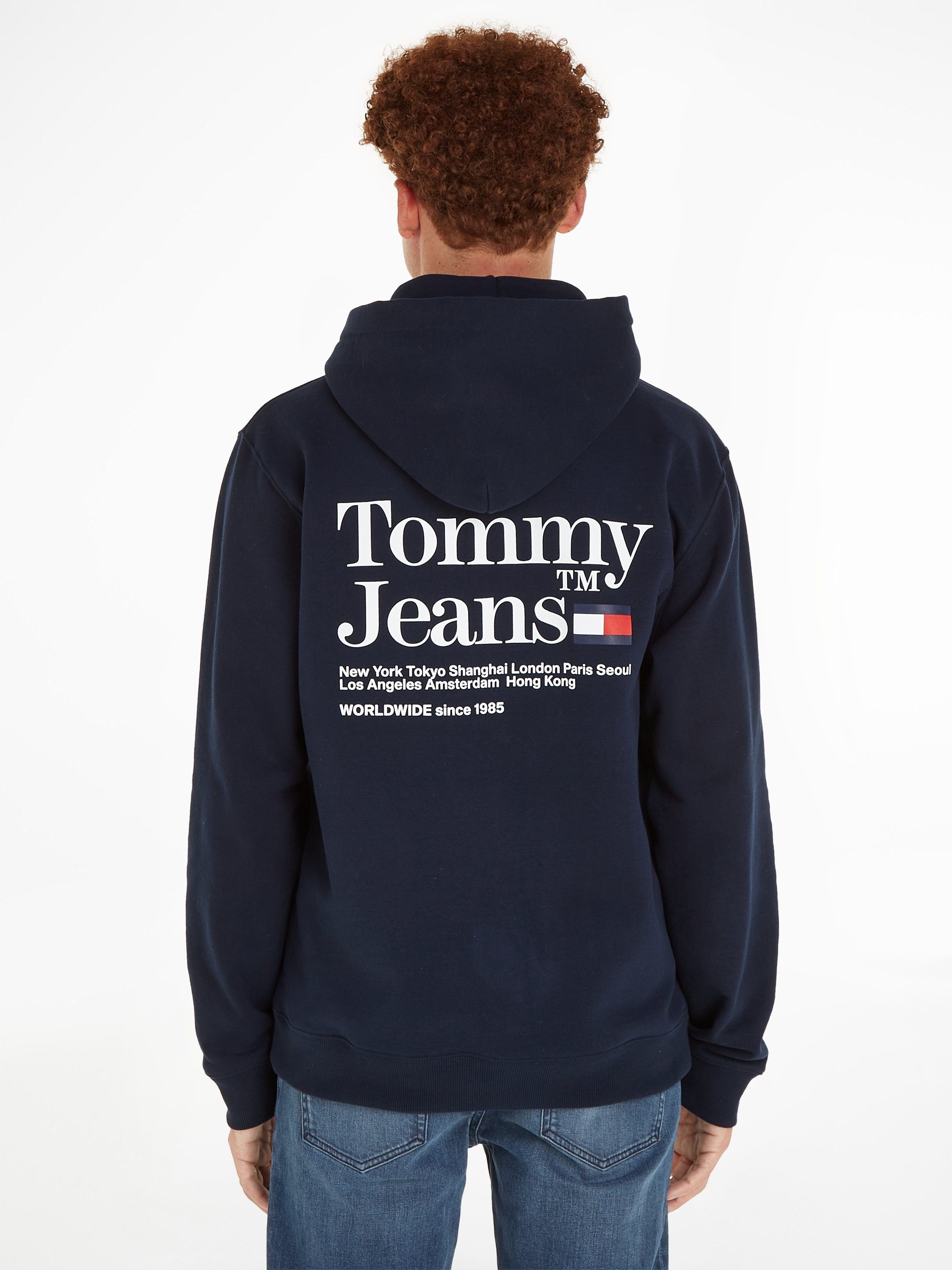 Poloshirt Polokragen Navy TIPPED Night TJM SOLID Dark POLO Tommy REG Jeans mit