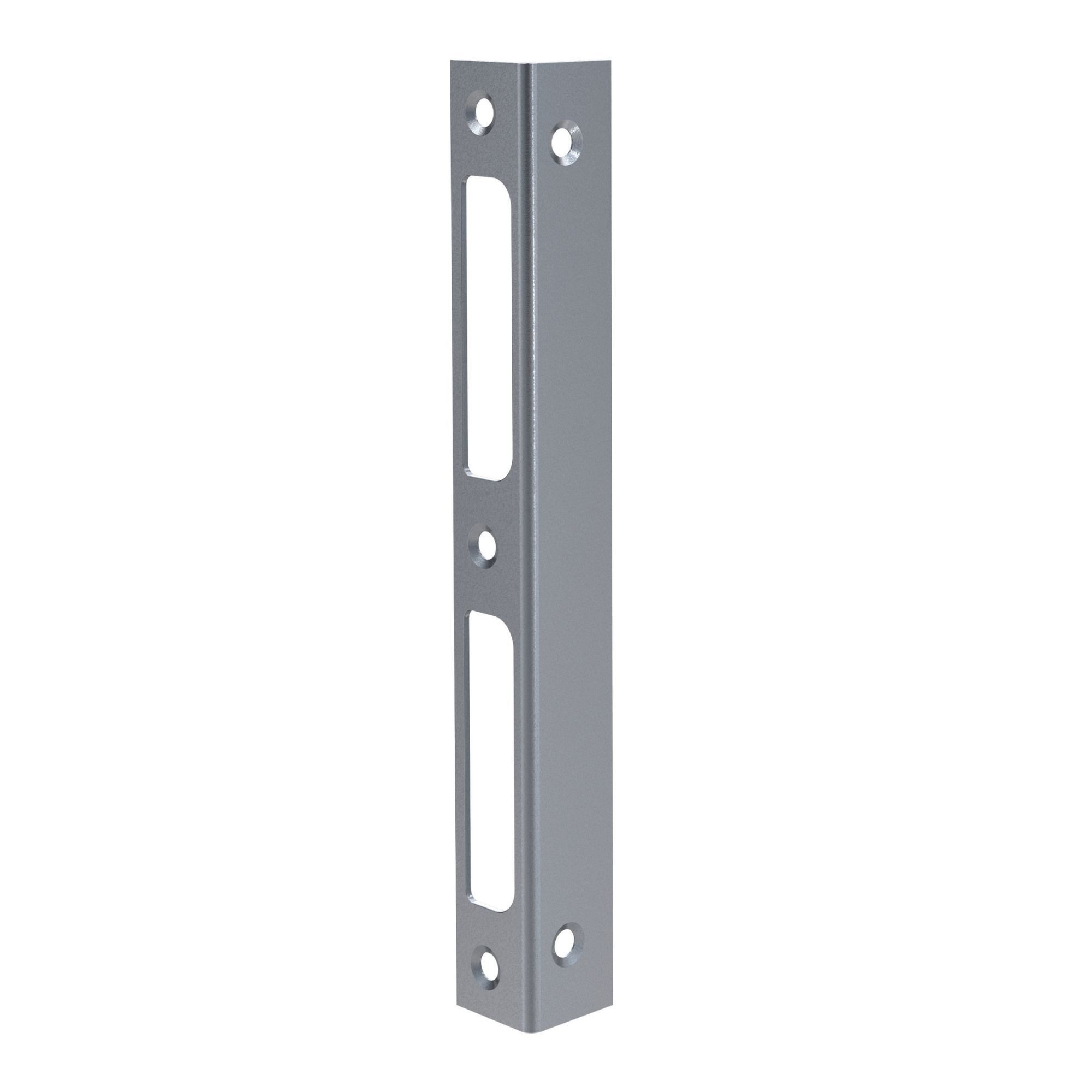 BASI Winkelschließblech Schließblech, (Packung), DIN R/L verwendbar, käntig, verzinkt, Länge 200 mm x Breite 22 mm
