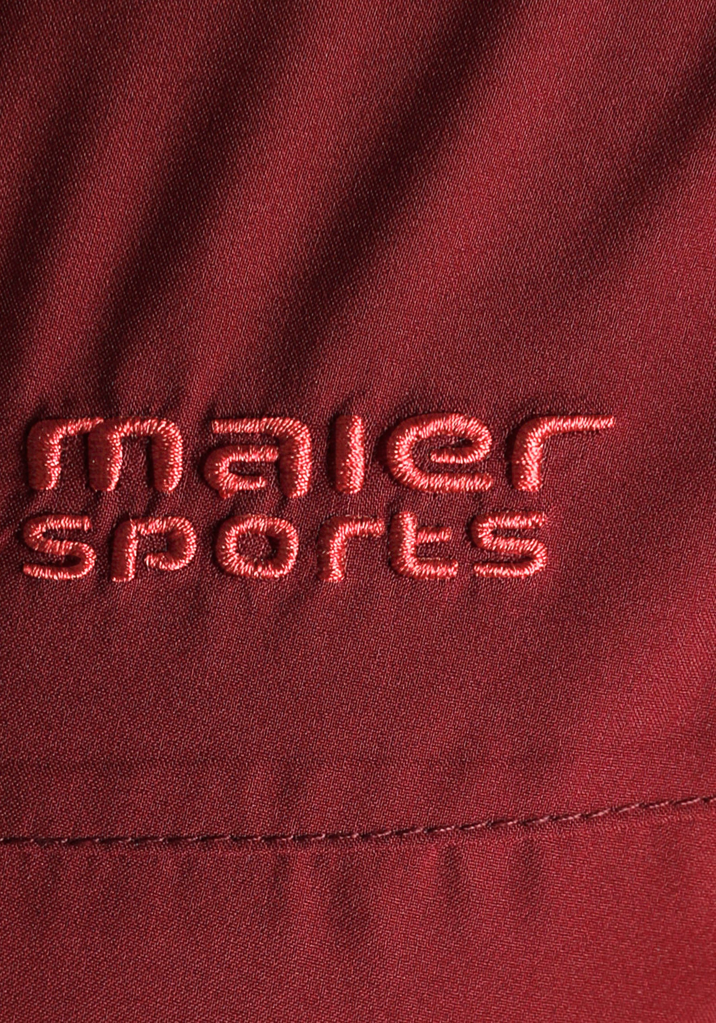 Übergangsjacke, in erhältlich Größen auch Maier großen Sports Wasserdichte Outdoorjacke rost-rot