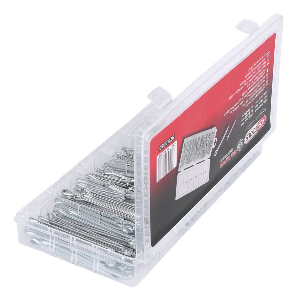 Thumbnail - KS Tools Standardsplint, (555-tlg), Sortiment Splinte, 1,6 x 25,4mm-4 x 63,5 mm, 555-teilig