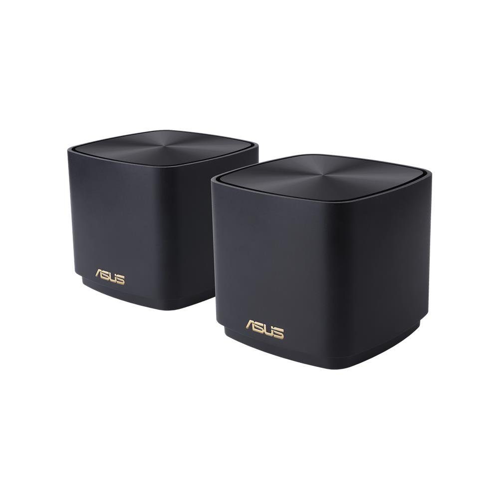 ZenWiFi XD4 Plus AX1800 kombinierbarer Router 2er Set Schwarz WLAN-Router