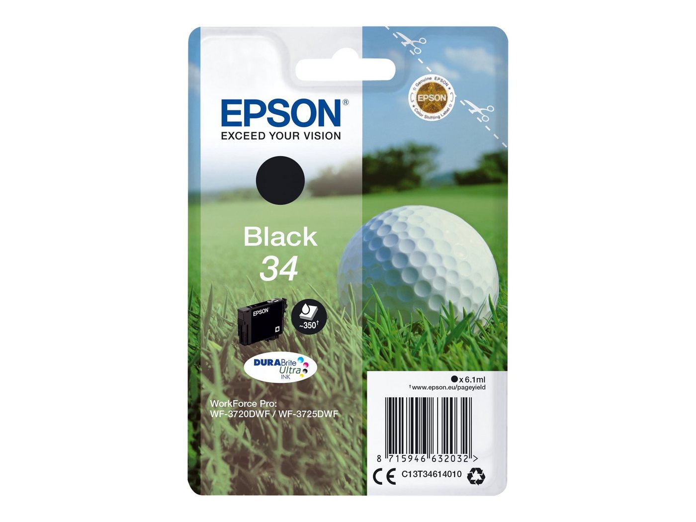 Thumbnail - Epson EPSON 34 Schwarz Tintenpatrone Tintenpatrone
