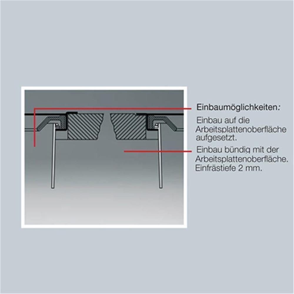 WESCO Einbaumülleimer 060100-47 Ergo-Master, 11 Liter, Kunststoff-Einsatz