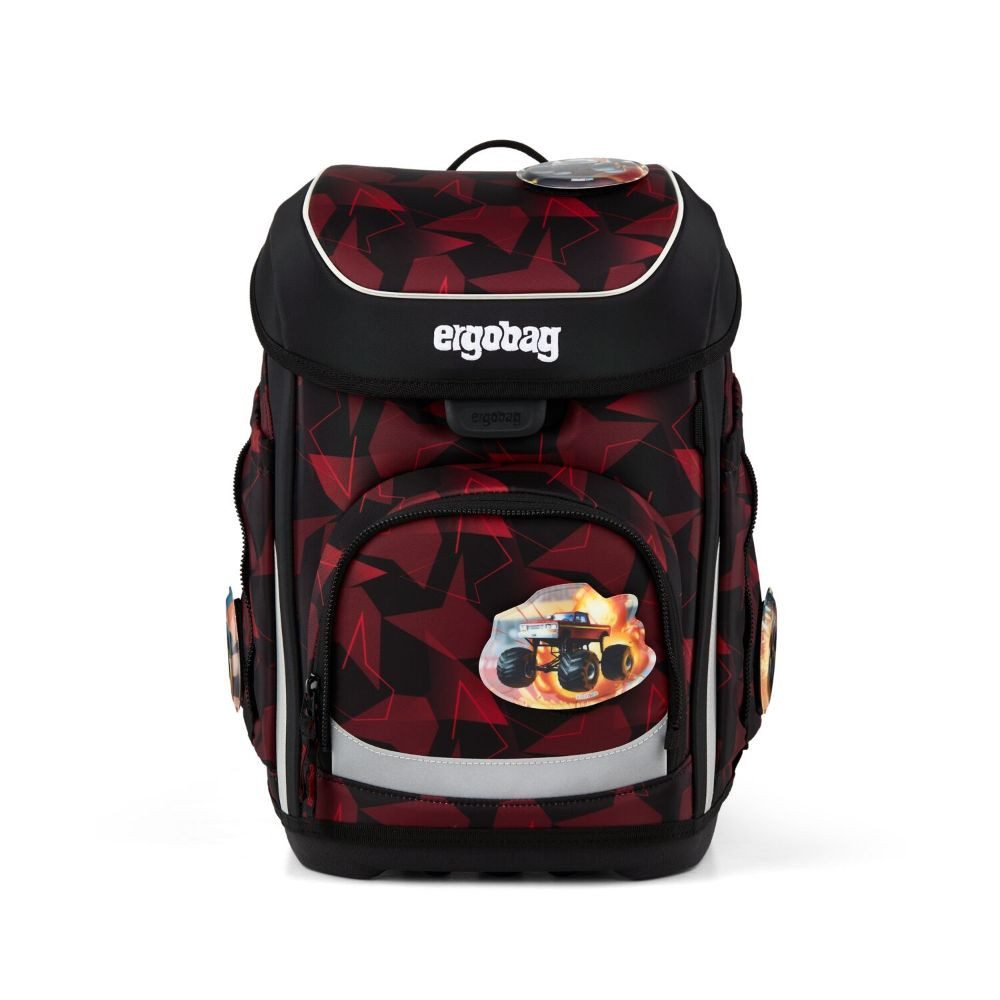 ergobag Schulranzen Cubo (inkl. Etui (befüllt), Schlamperrolle, Sportbeutel und Kletties, 5tlg)