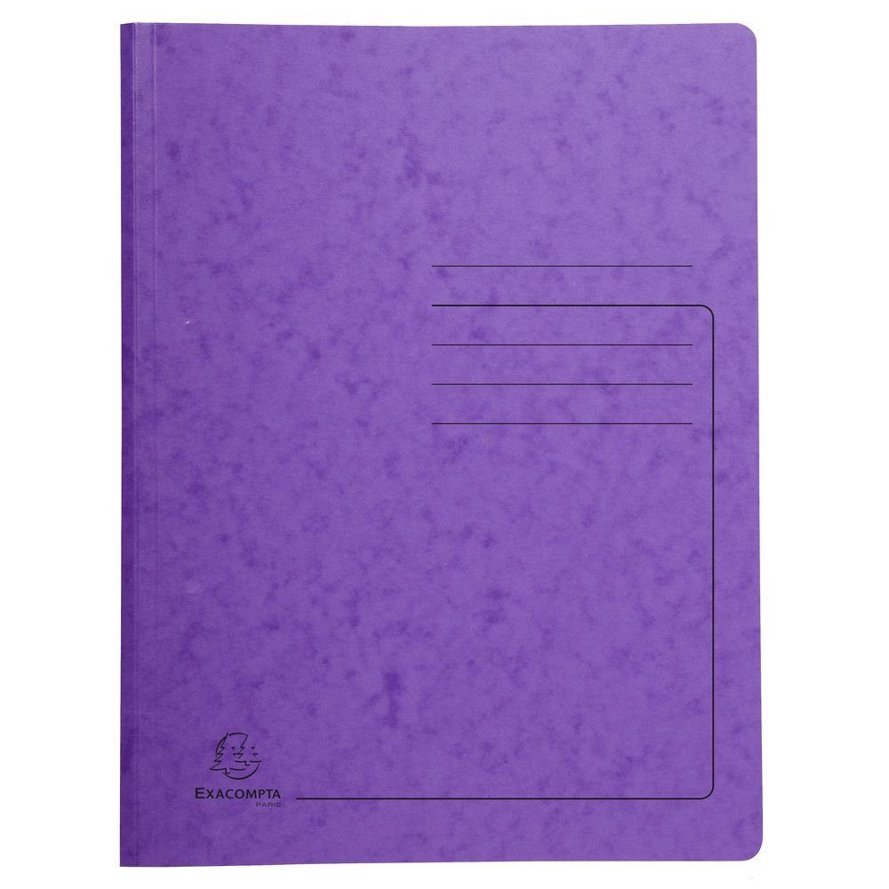 EXACOMPTA Schulheft Spiralhefter - A4, 300 Blatt, Colorspan-Karton, 355 g/qm, violett