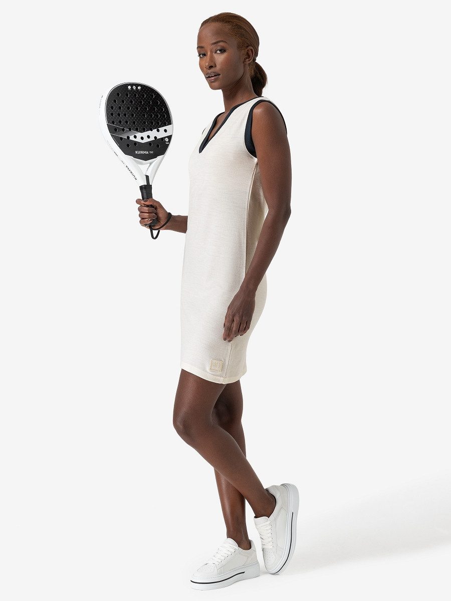 SUPER.NATURAL Sommerkleid kurz, Damen, atmungsaktiv, Merino ORY BIO DRESS casual