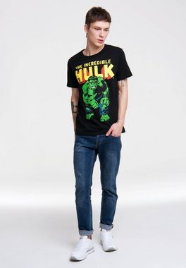 LOGOSHIRT T-Shirt Hulk - Marvel - The Incredible mit coolem Print