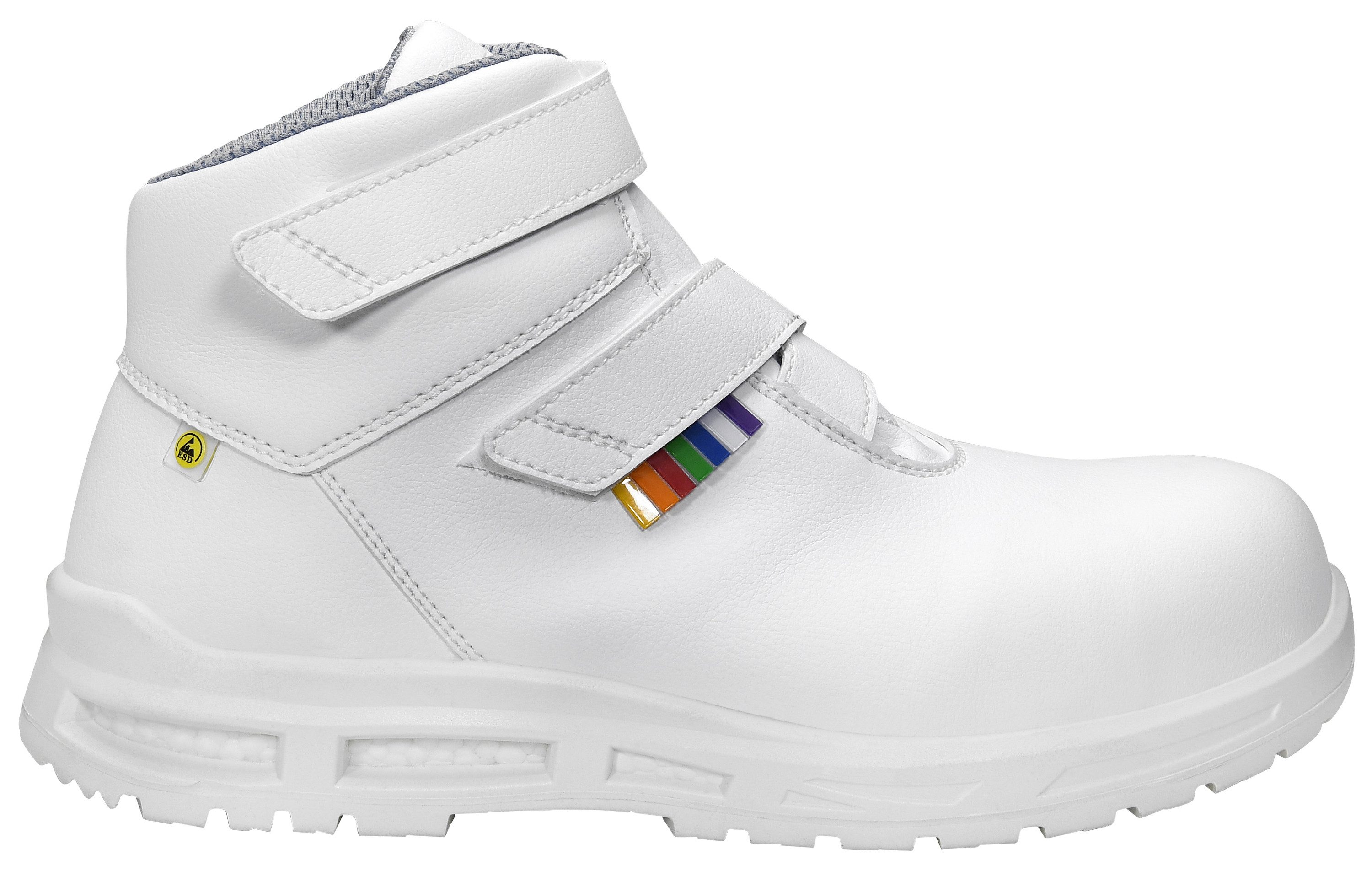 ELTEN BRAYDEN XXTM white Strap Mid ESD S3S Sicherheitsstiefel (Schuhkarton, Paar)