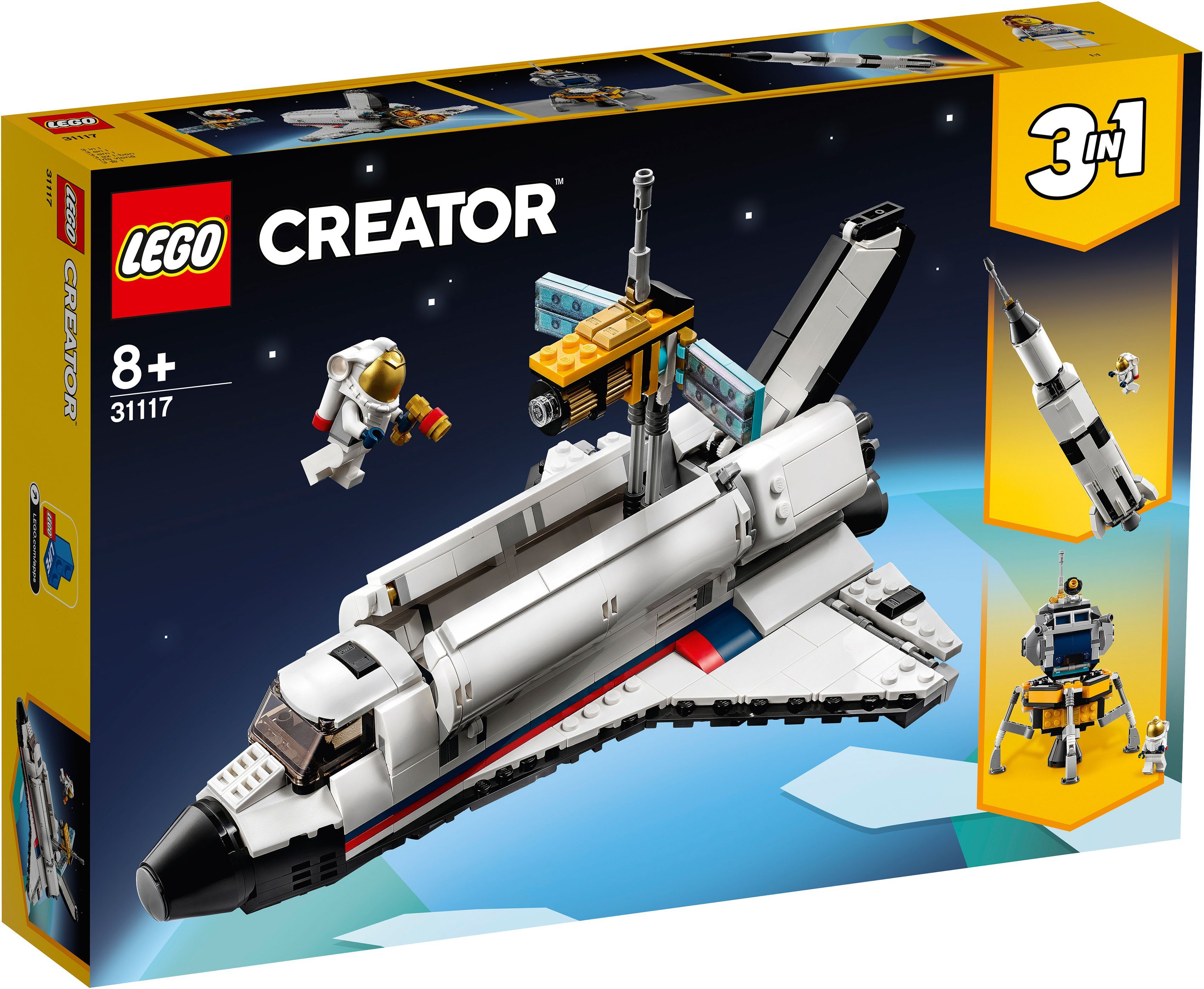 Image of LEGO® Creator 3in1 - 31117 Spaceshuttle Abenteuer