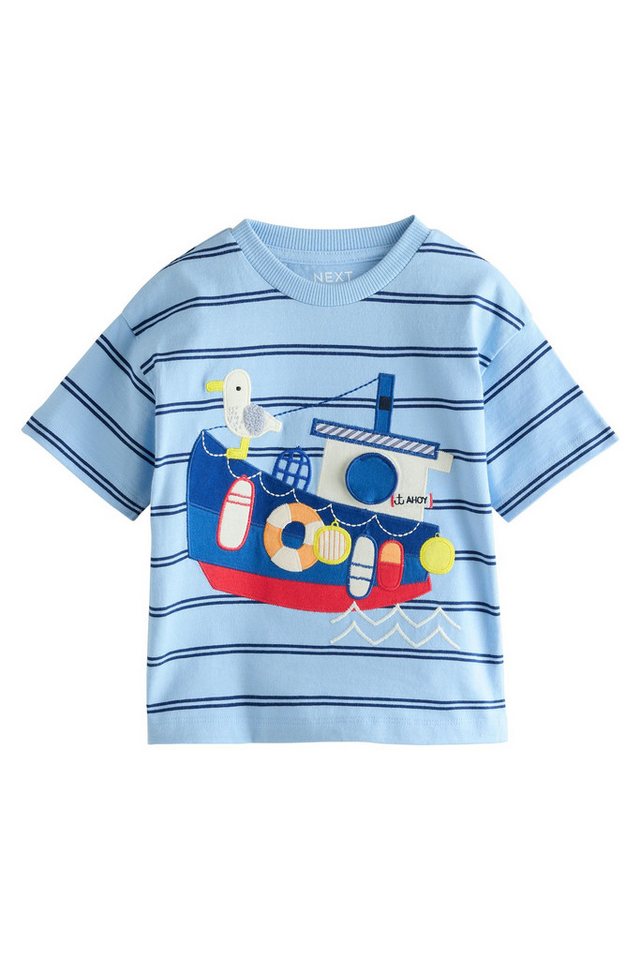 Next T-Shirt Kurzärmeliges T-Shirt mit interaktivem Motiv (1-tlg)