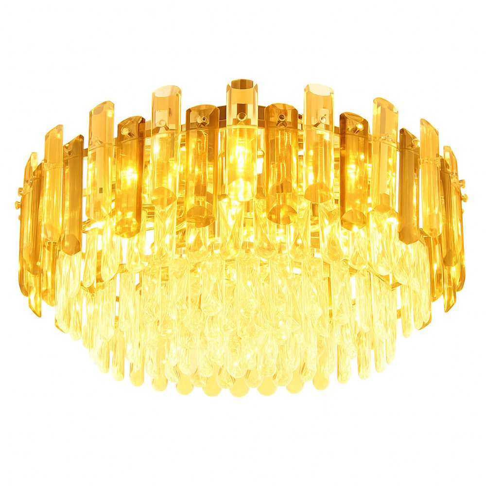 GLOBO LIGHTING Kronleuchter, Leuchtmittel nicht inklusive, Kronleuchter Luster Pendelleuchte Wohnzimmerlampe Lüster Glasstäbe