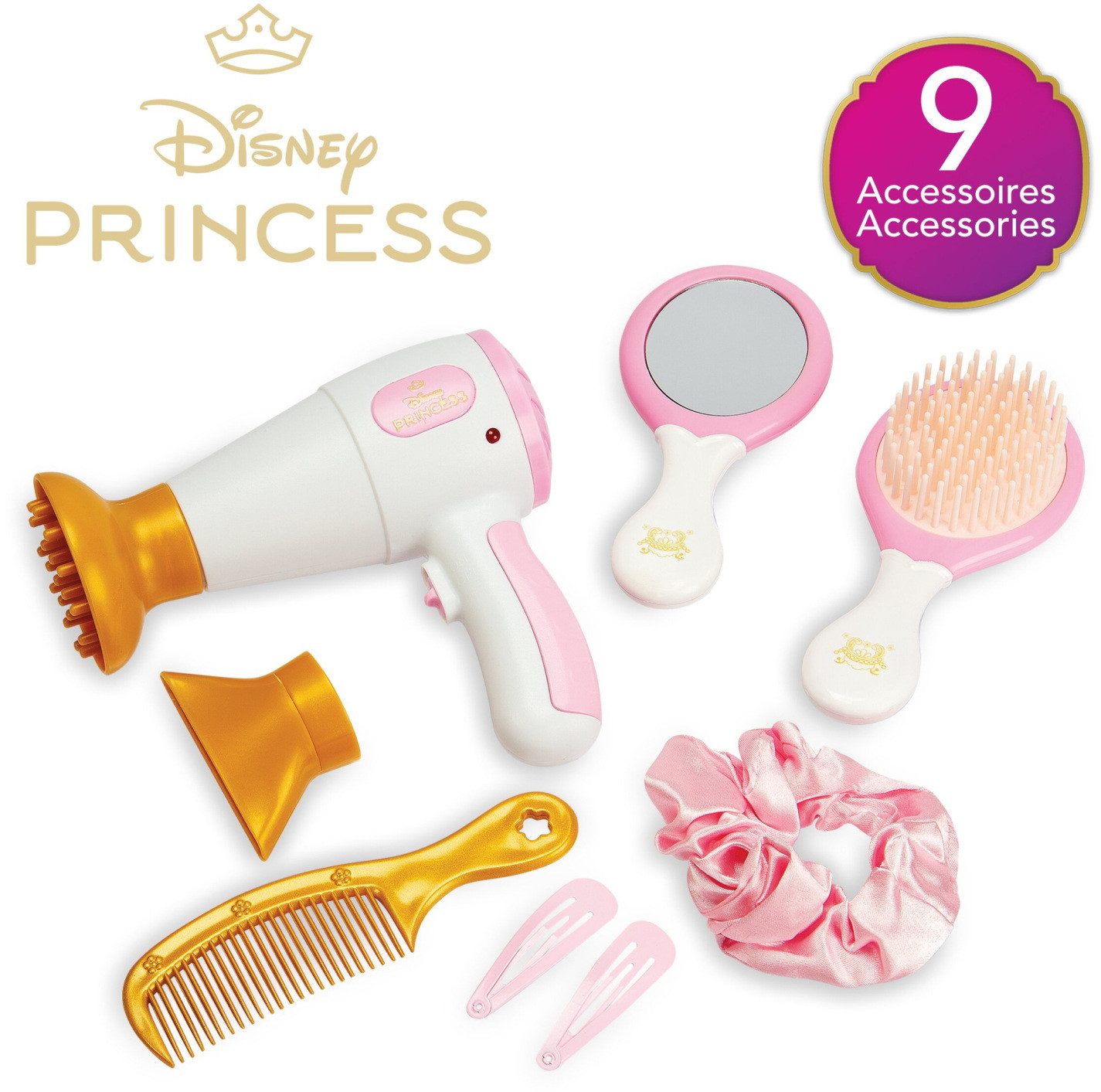 Smoby Spielzeug-Frisierkoffer Spielzeug Rollenspiel Disney Princess Haarstyling-Set 7600320170