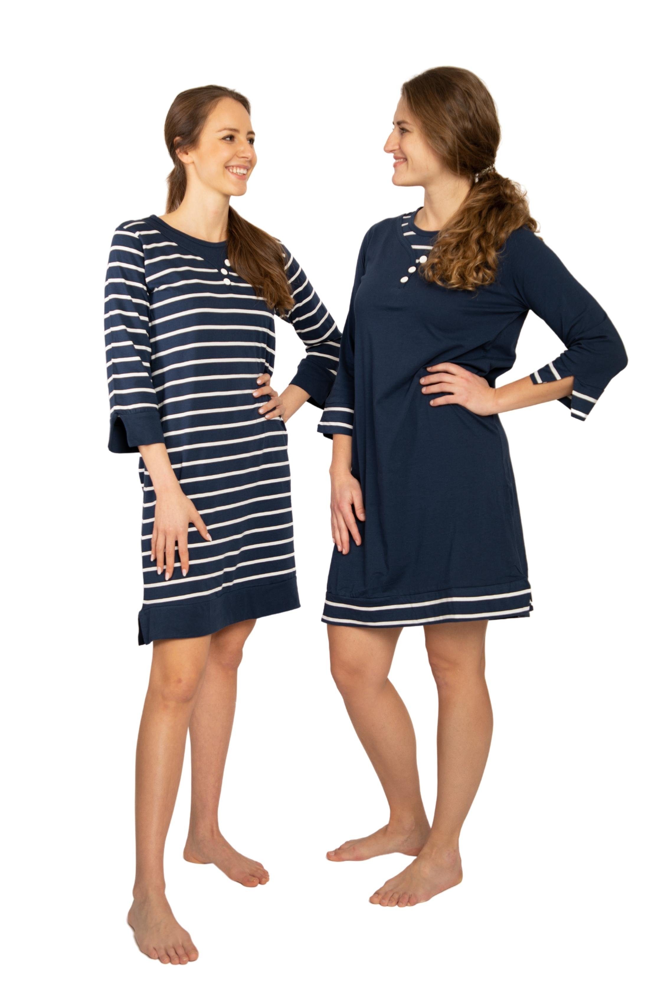 Consult-Tex Nachthemd Damen Nachthemd 2 Stück Packung DW725/726 (Spar-Set, günstig online kaufen