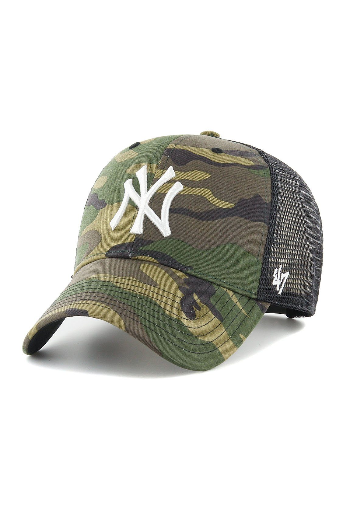 '47 Brand Trucker Cap 47 Brand Branson Trucker MVP Snapback Cap NY YANKEES B-CBRAN17GWP-CMF Camouflage