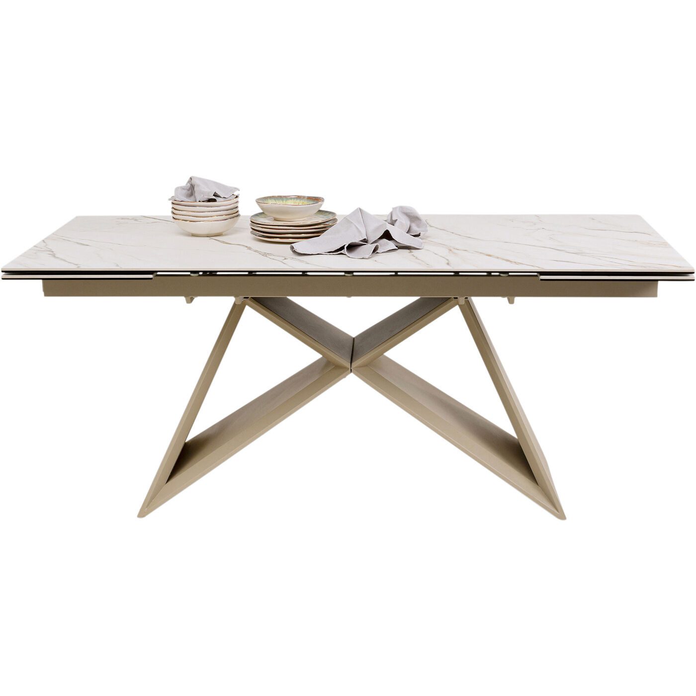 Kare Design Esstisch Nelly, 180x90 cm, ausziehbar 180-260 cm
