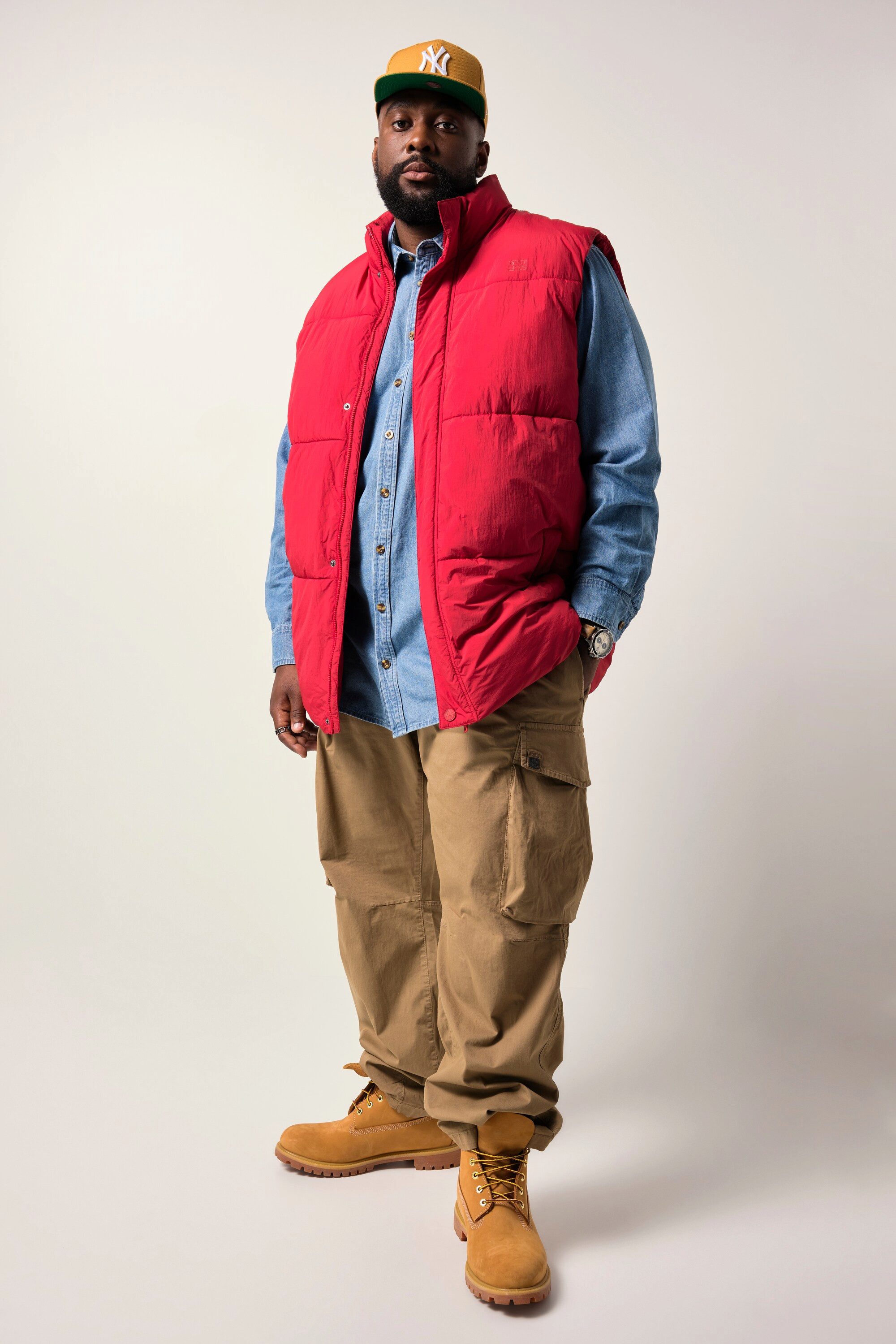 STHUGE Steppweste Weste warme Wattierung