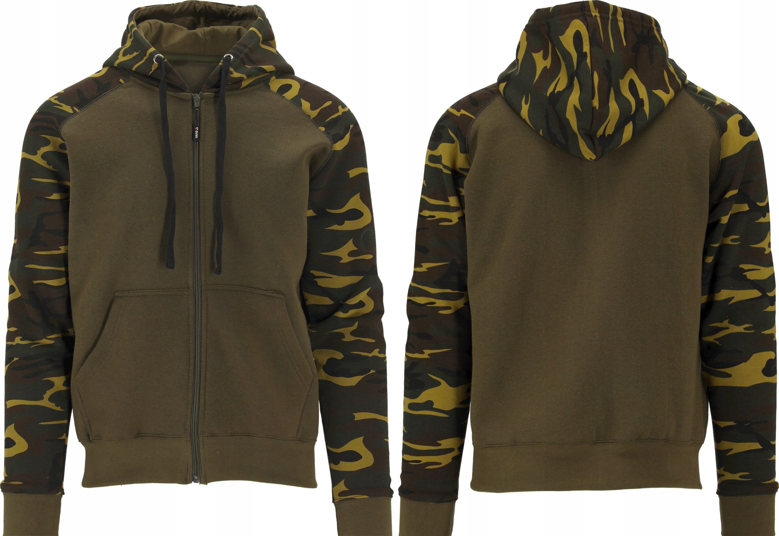 Kapuzenpullover Kapuzenpulli, Hoodie mit Reißverschluss MORO Camouflage Gr. XL
