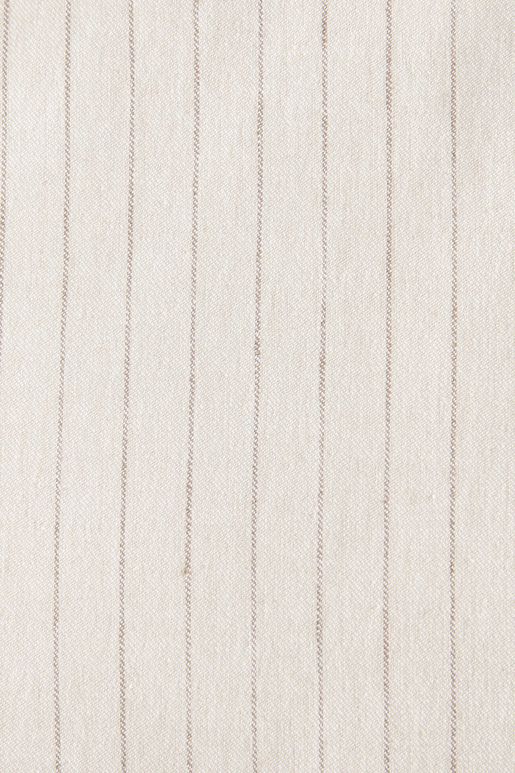 Next Sakko Gestreifte Hemdjacke aus Leinengemisch günstig online kaufen